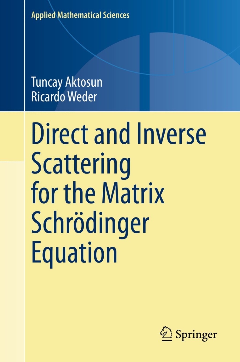 Direct and Inverse Scattering for the Matrix SchrÃ¢â‚¬Å¡ÃƒÂ ÃƒÂ¶Ã¢â‚¬Å¡ÃƒÂ Ãƒâ€¡dinger Equation 