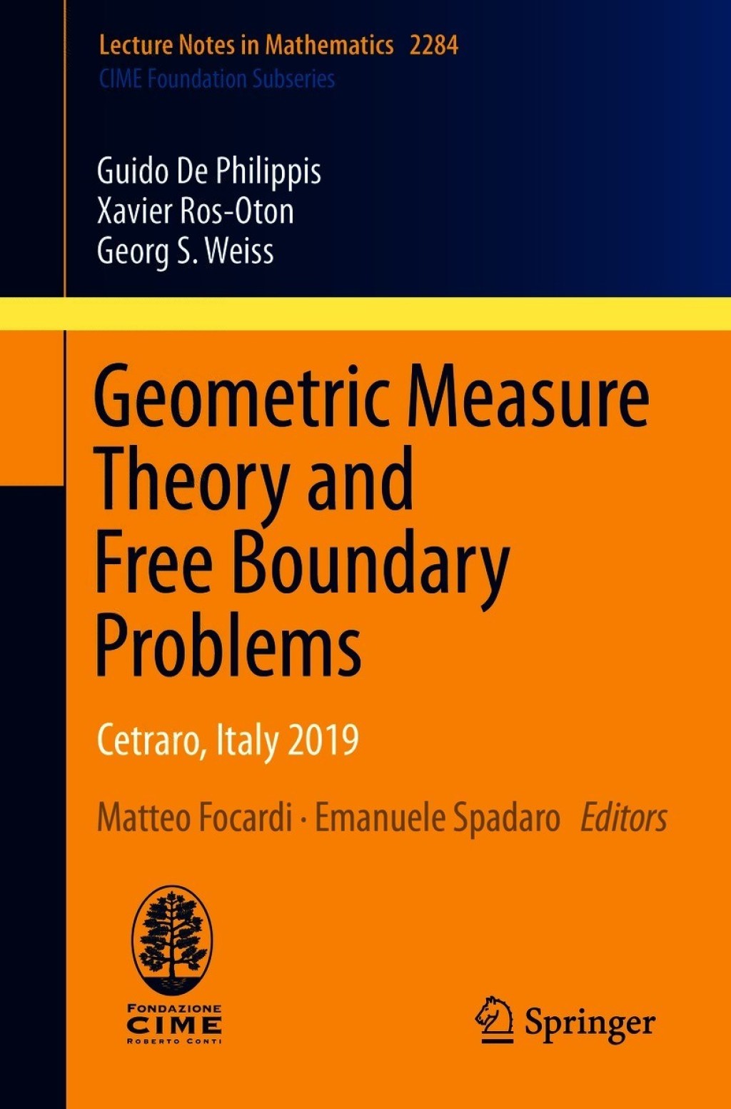 Geometric Measure Theory and Free Boundary Problems Cetraro, Italy 2019 