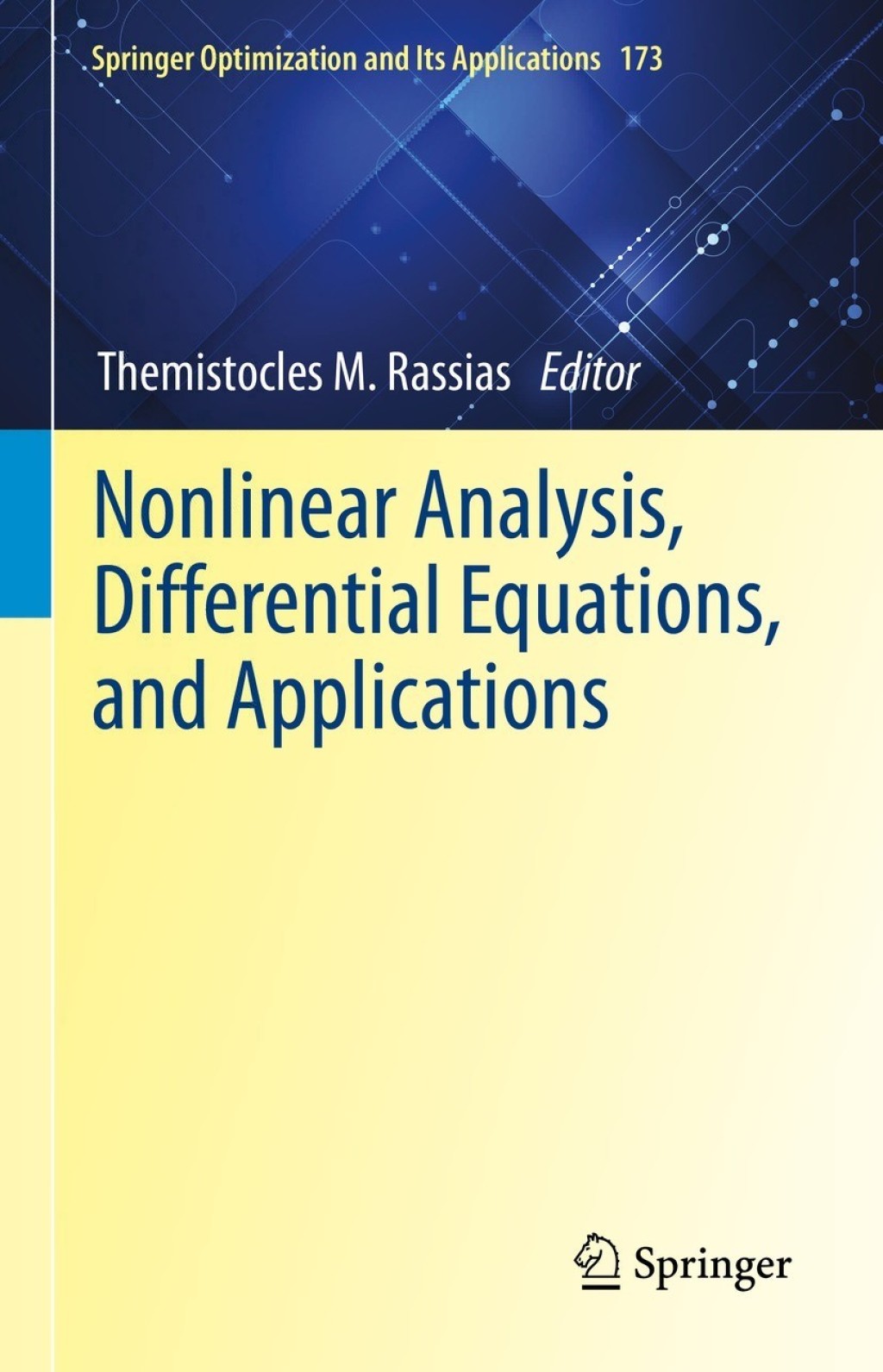 Nonlinear Analysis, Differential Equations, and Applications 