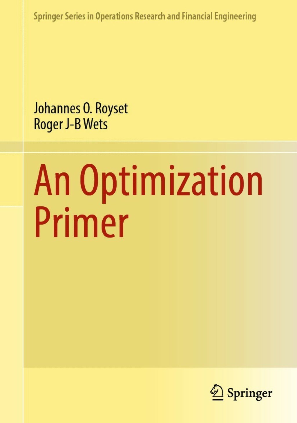 An Optimization Primer 