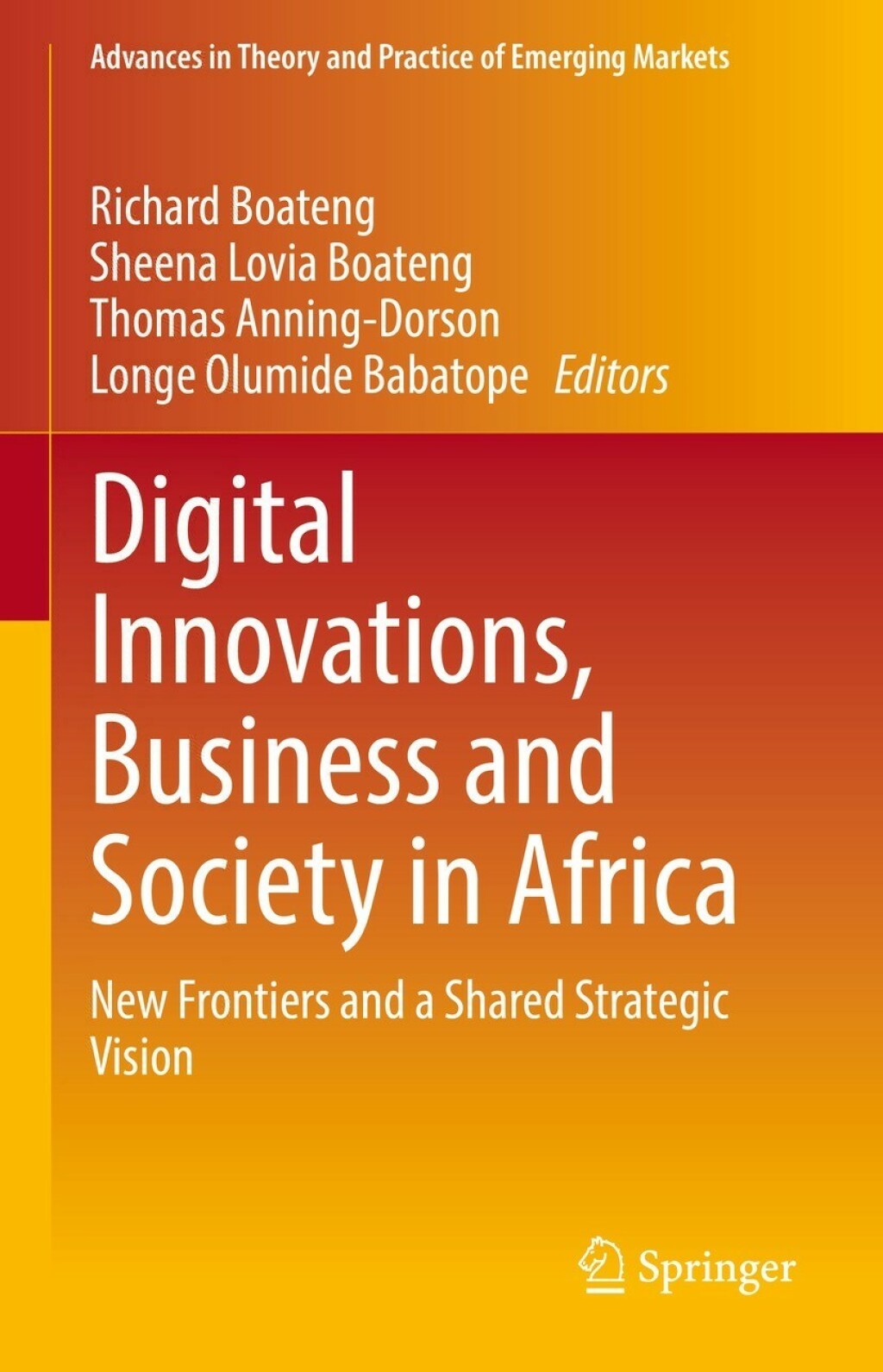 Digital Innovations, Business and Society in Africa New Frontiers and a Shared Strategic Vision 