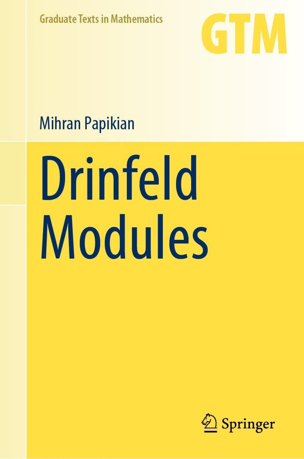 Drinfeld Modules 