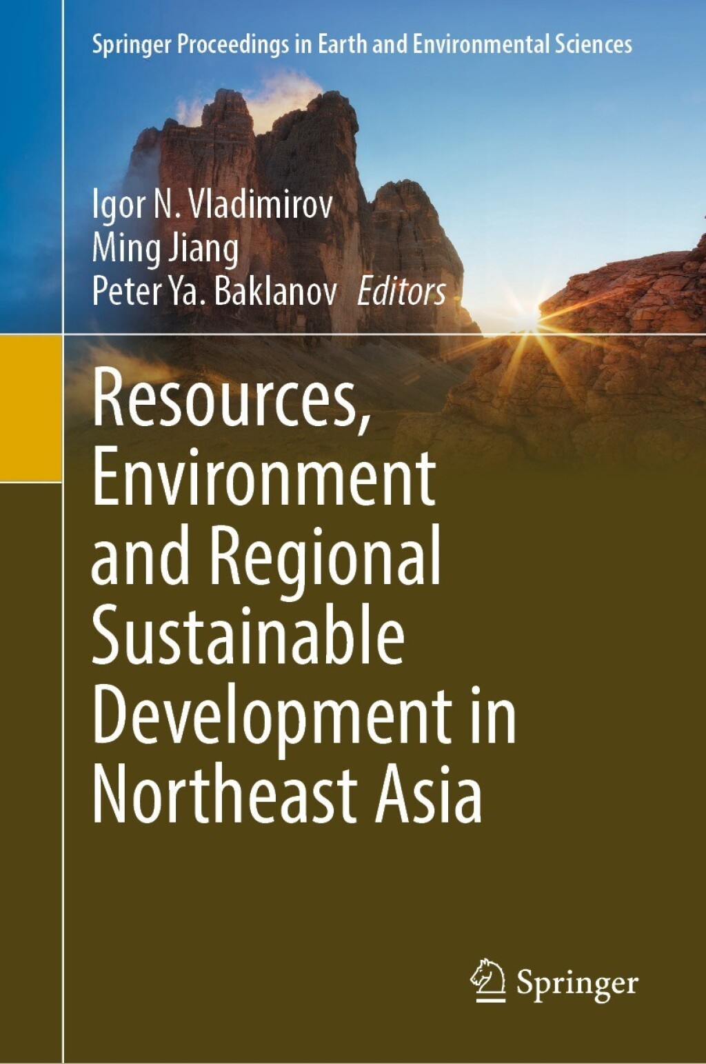 Resources, Environment and Regional Sustainable Development in Northeast Asia 