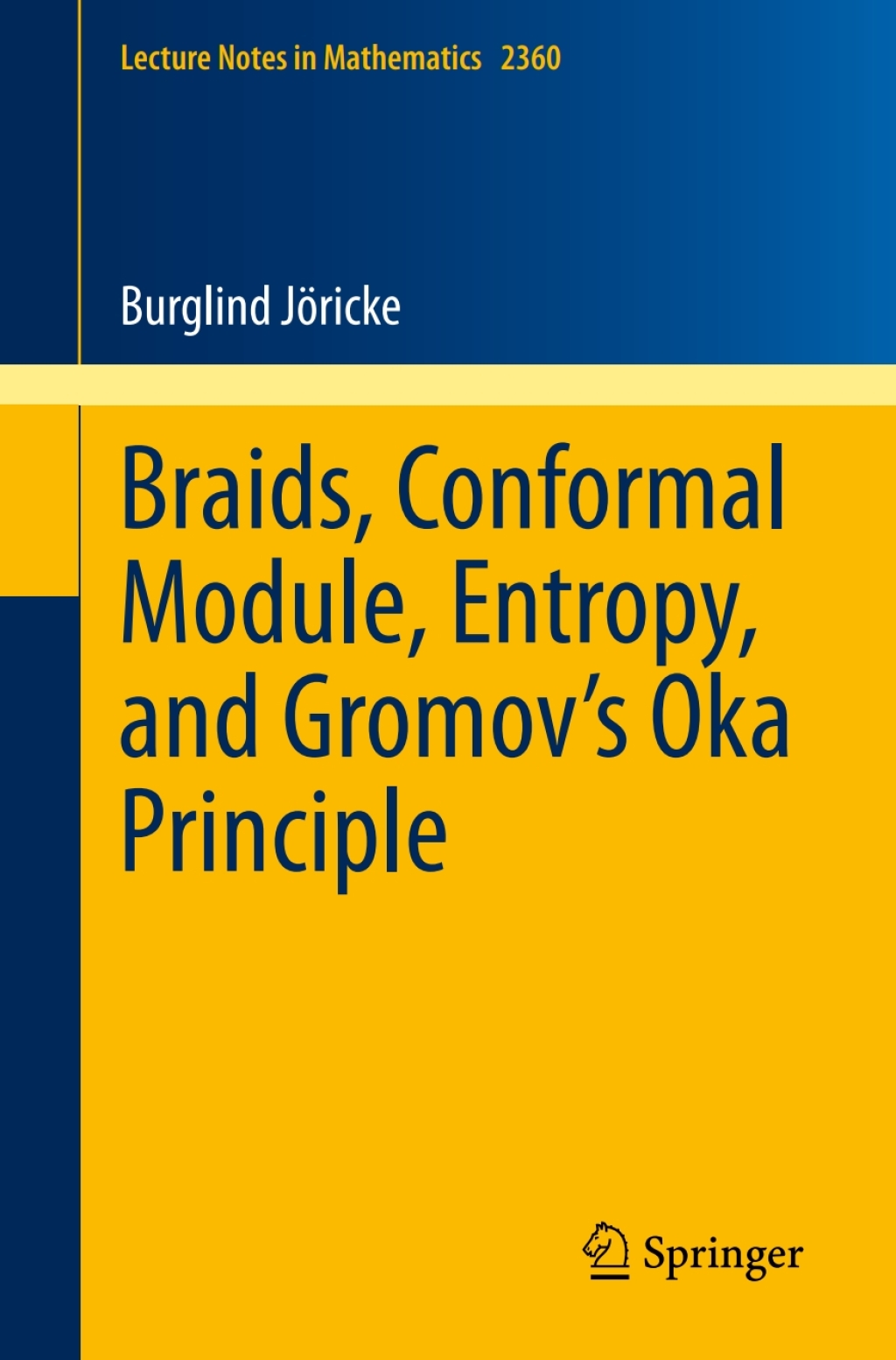 Braids, Conformal Module, Entropy, and Gromov's Oka Principle 