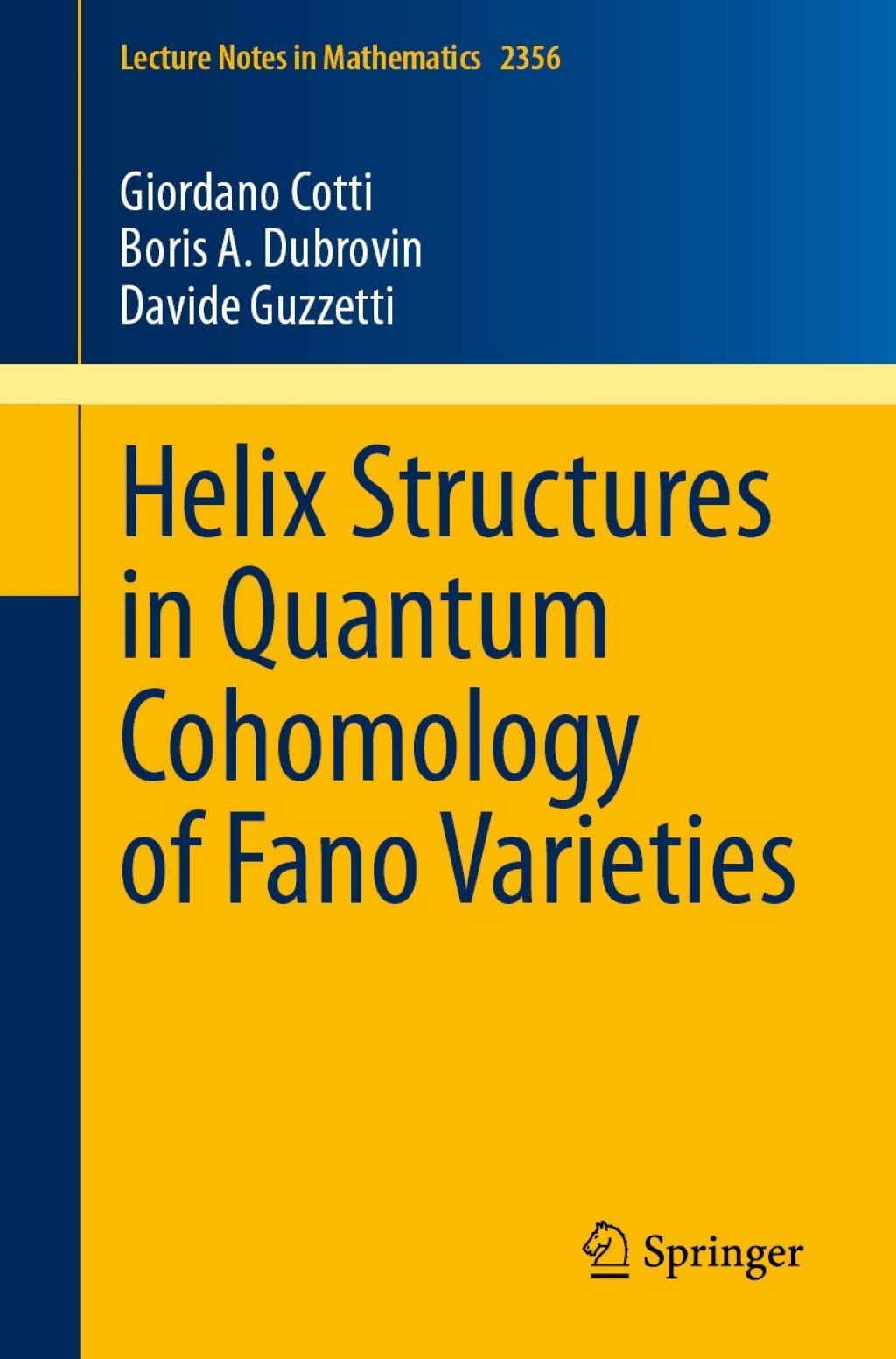 Helix Structures in Quantum Cohomology of Fano Varieties 