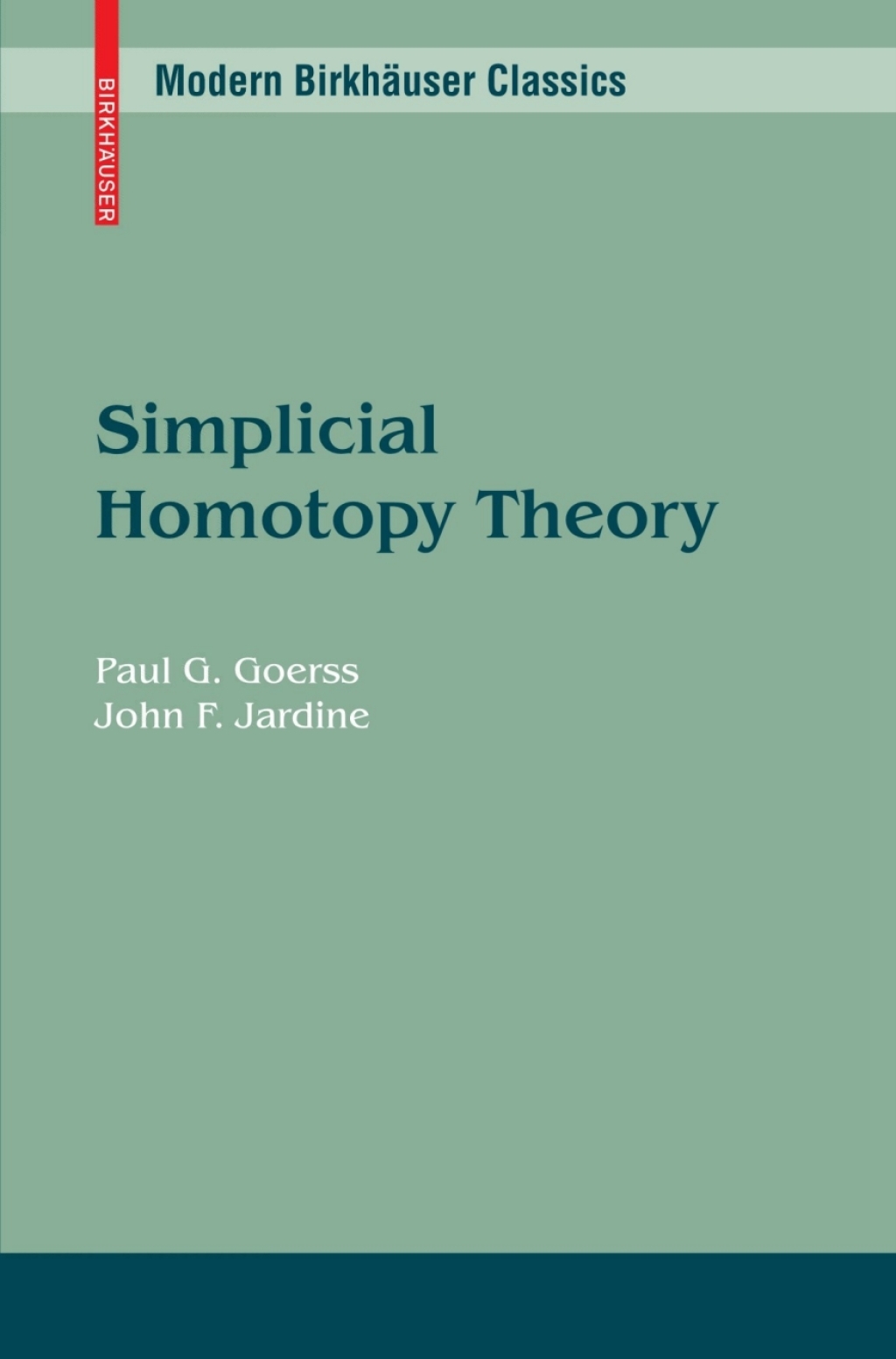 Simplicial Homotopy Theory 