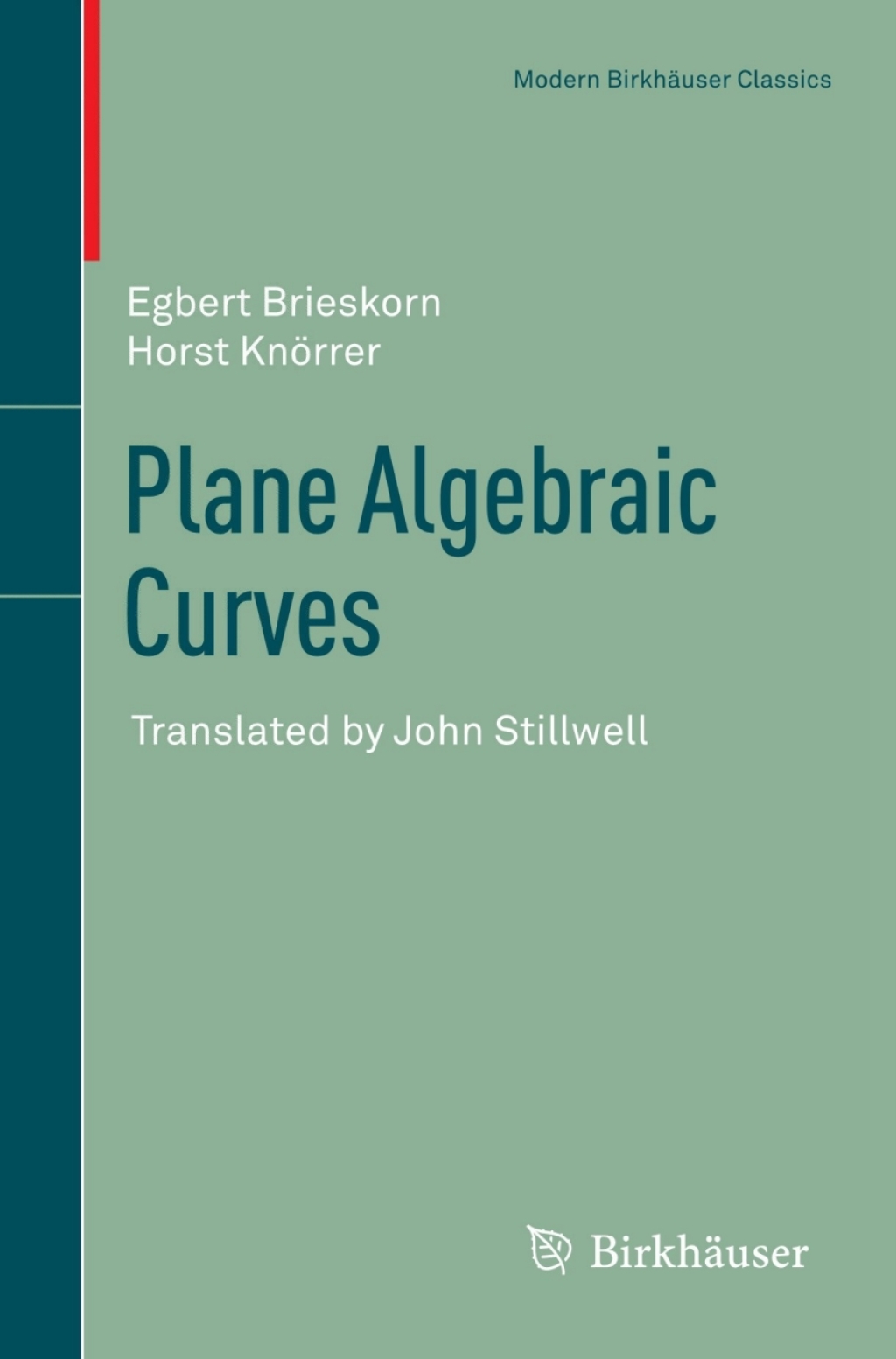 Plane Algebraic Curves Translated by John Stillwell 