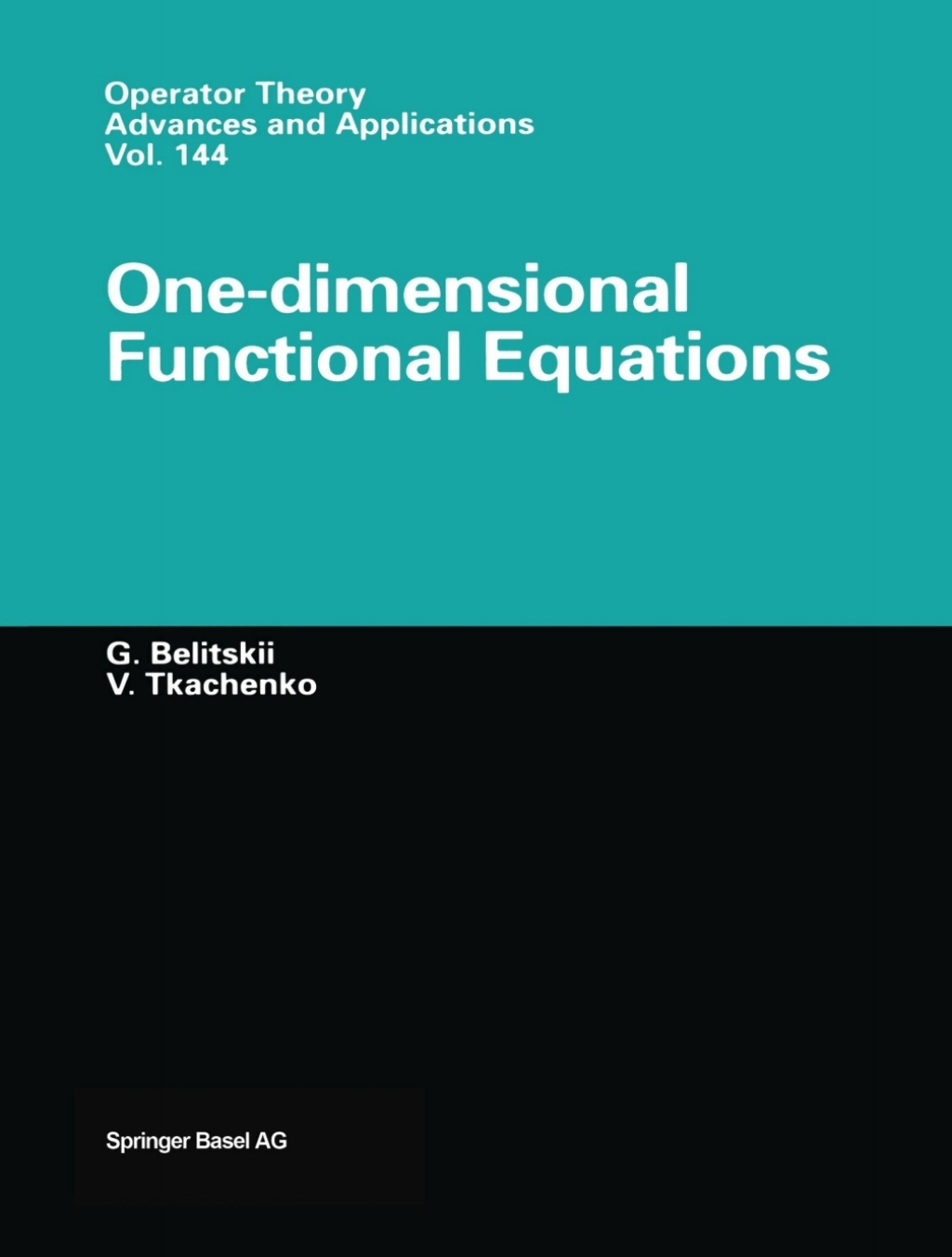 One-dimensional Functional Equations 