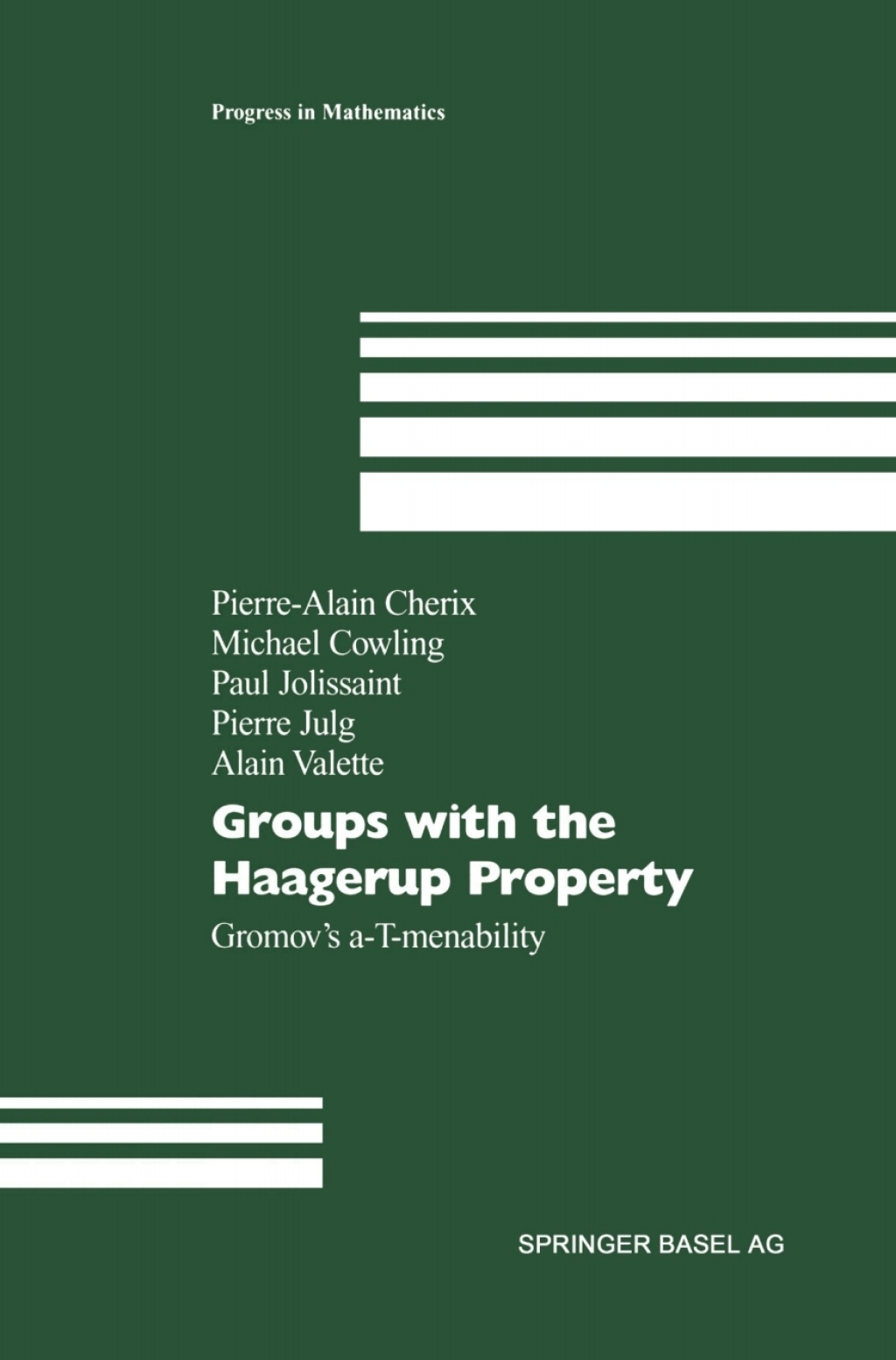 Groups with the Haagerup Property GromovÃ¢â‚¬Å¡Ãƒâ€žÃƒÂ¶Ã¢Ë†Å¡Ãƒâ€˜Ã¢Ë†Å¡Ã‚Â¥s a-T-menability 