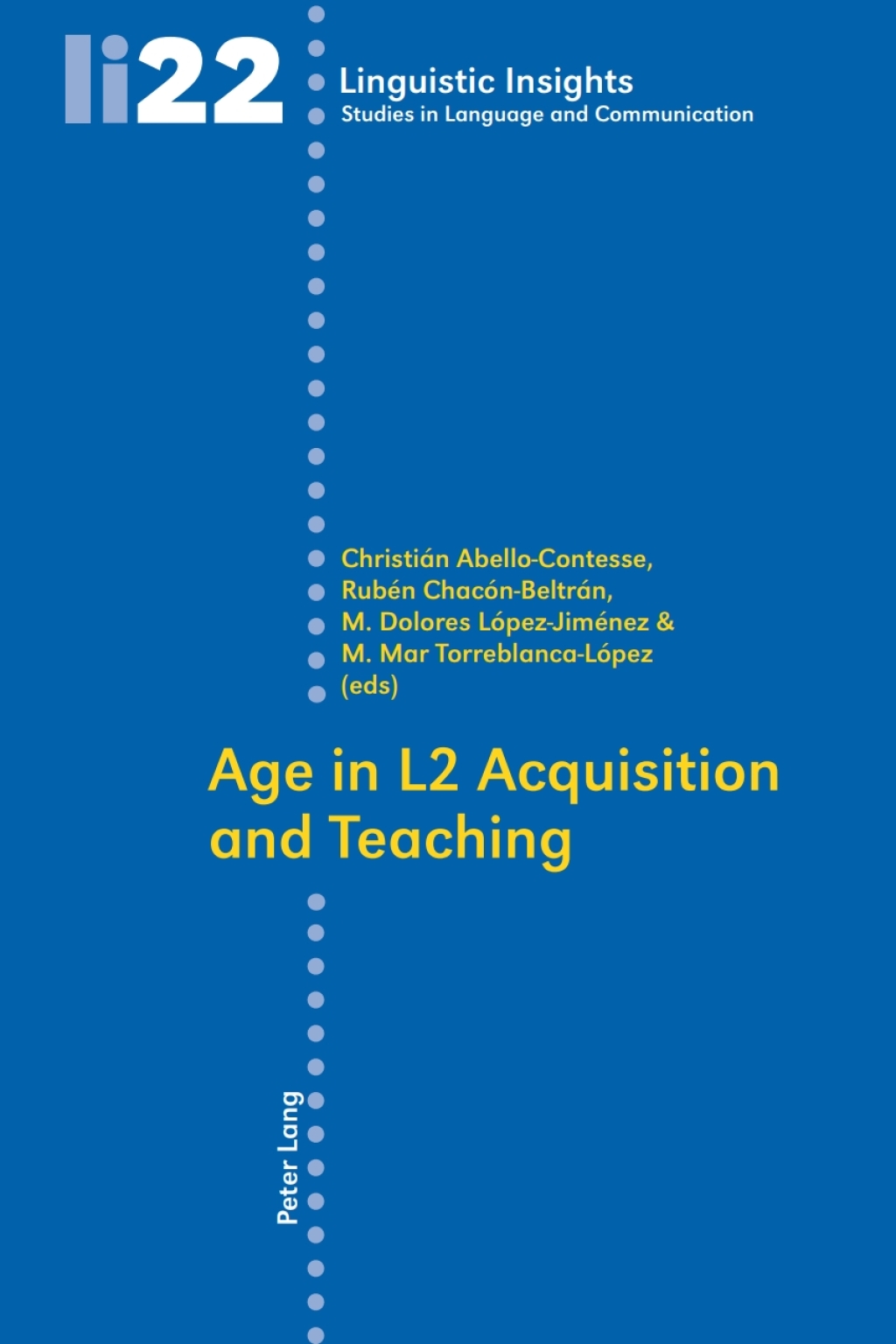 Age in L2 Acquisition and Teaching 1st Edition