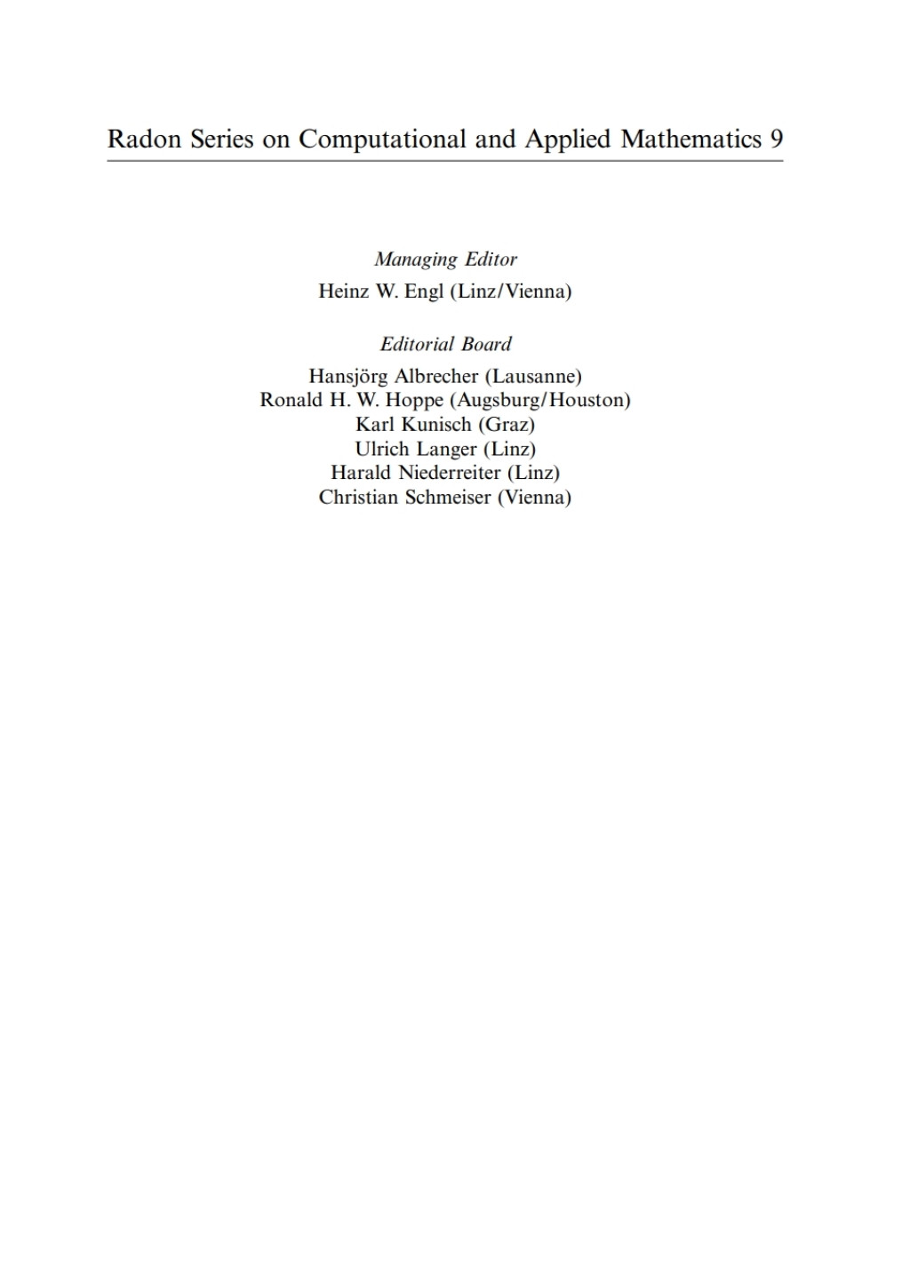 Theoretical Foundations and Numerical Methods for Sparse Recovery 1st Edition