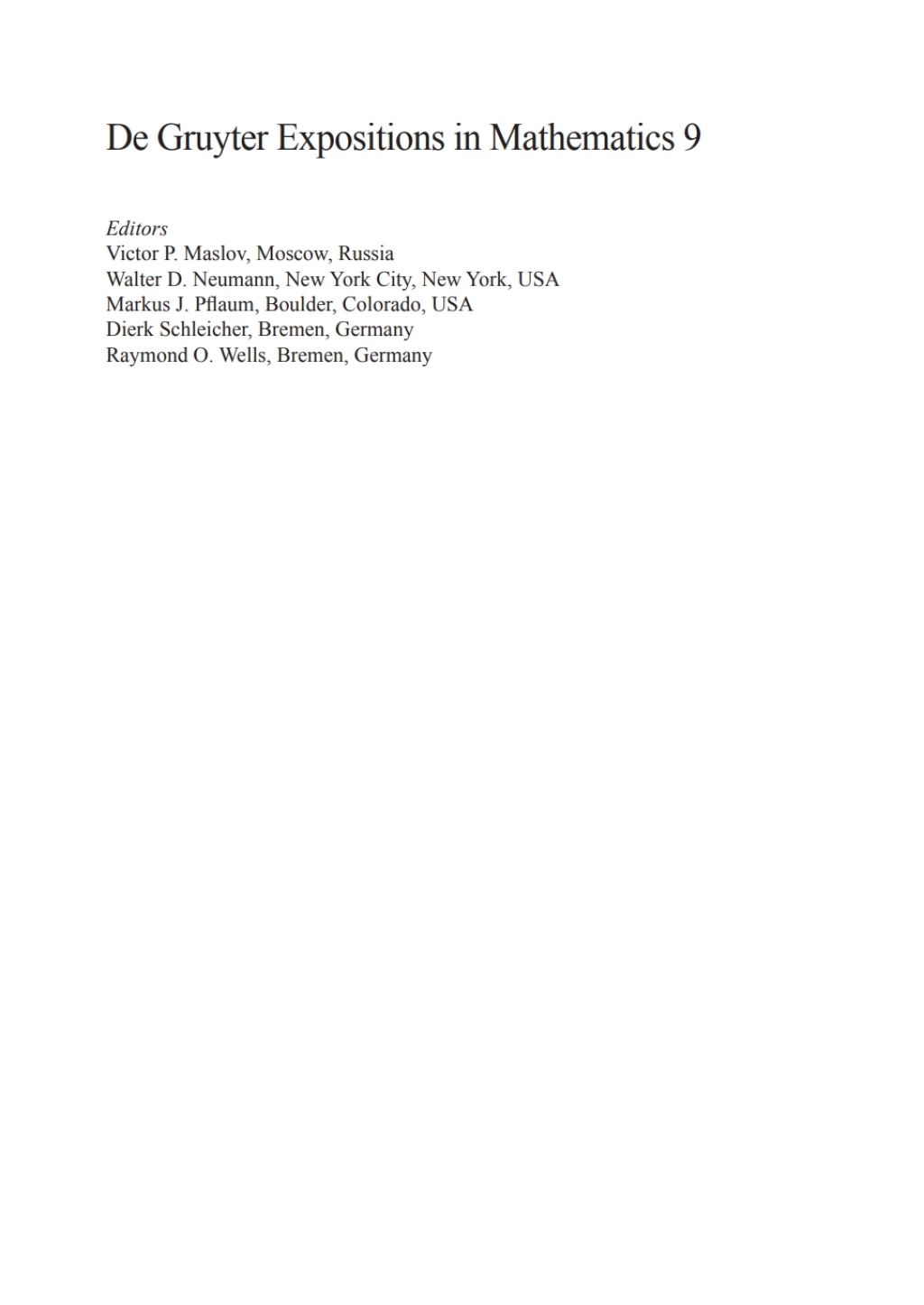 Invariant Distances and Metrics in Complex Analysis 2nd Edition