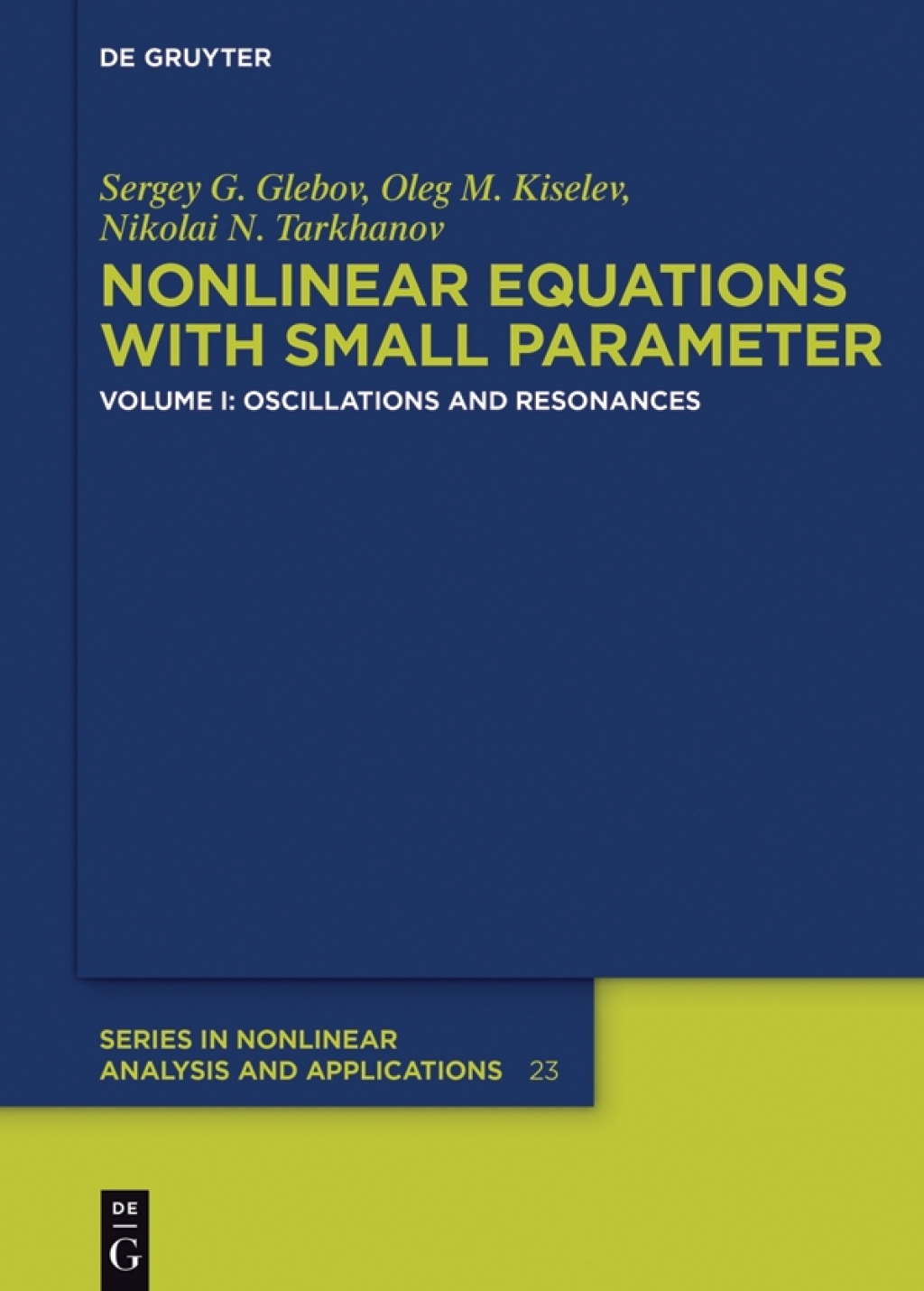 Oscillations and Resonances 1st Edition