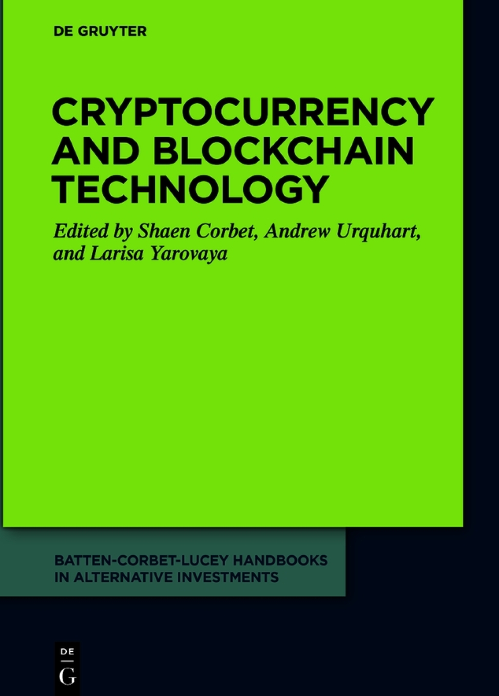 Cryptocurrency and Blockchain Technology 1st Edition