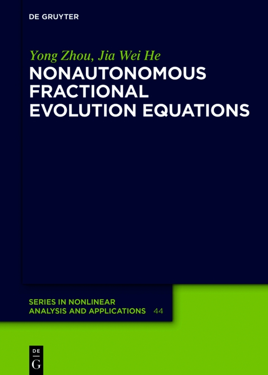 Nonautonomous Fractional Evolution Equations 1st Edition