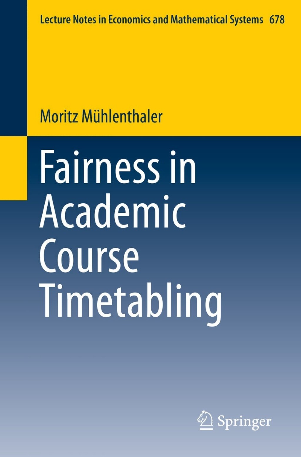 Fairness in Academic Course Timetabling 