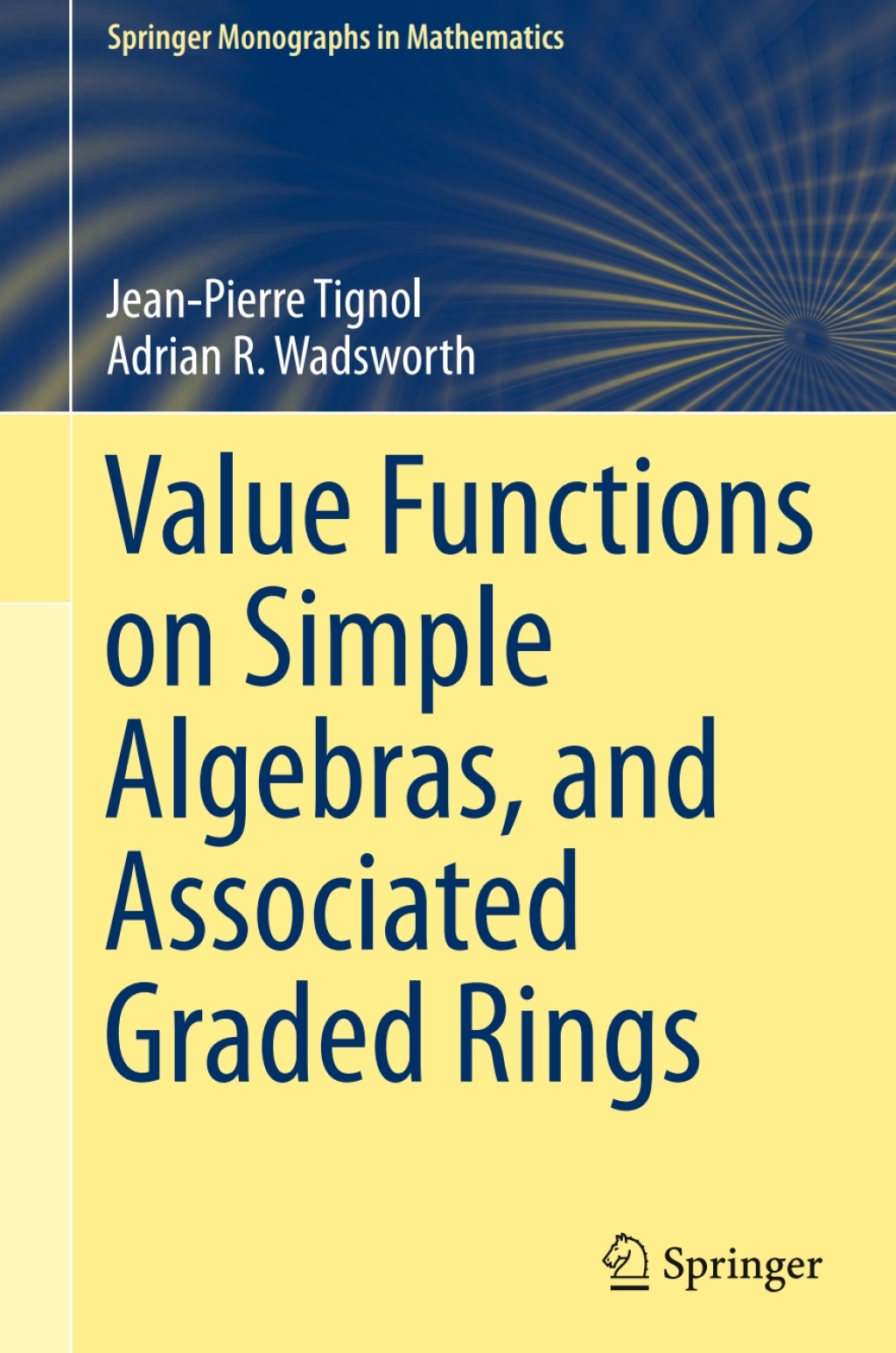 Value Functions on Simple Algebras, and Associated Graded Rings 