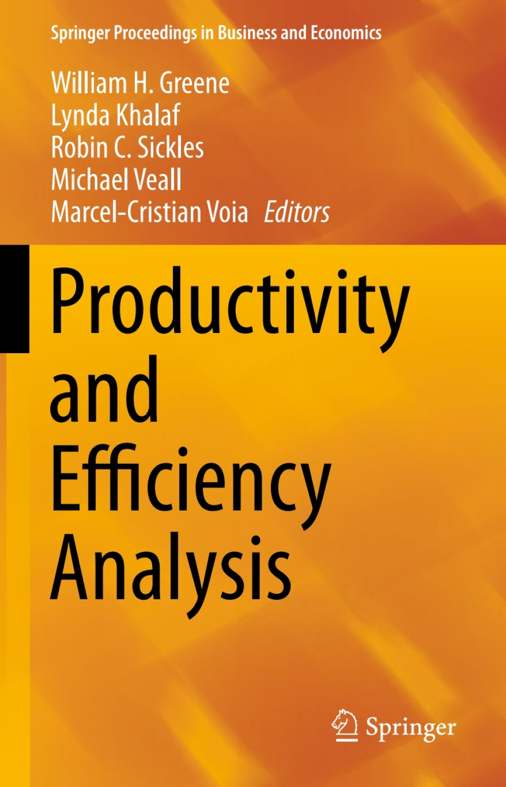 Productivity and Efficiency Analysis 