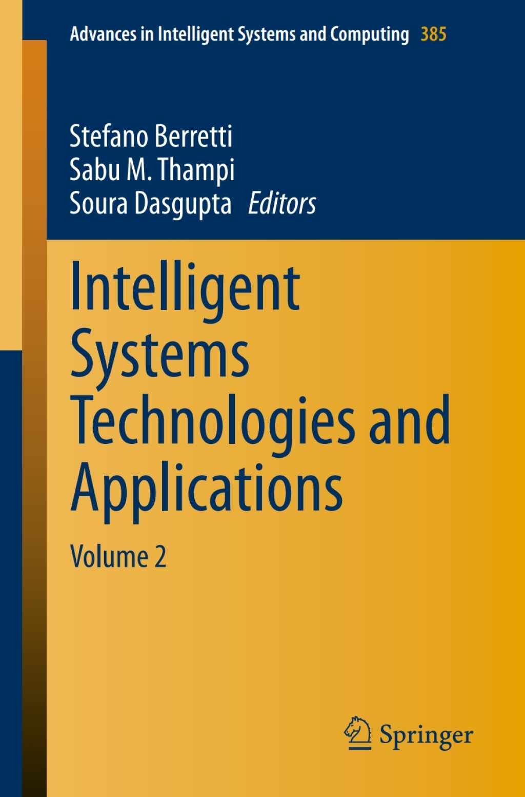 Intelligent Systems Technologies and Applications Volume 2 