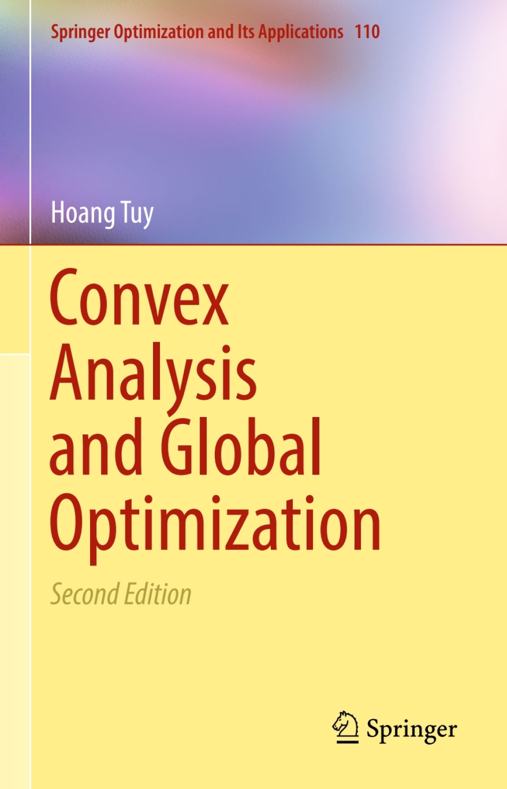 Convex Analysis and Global Optimization 2nd Edition