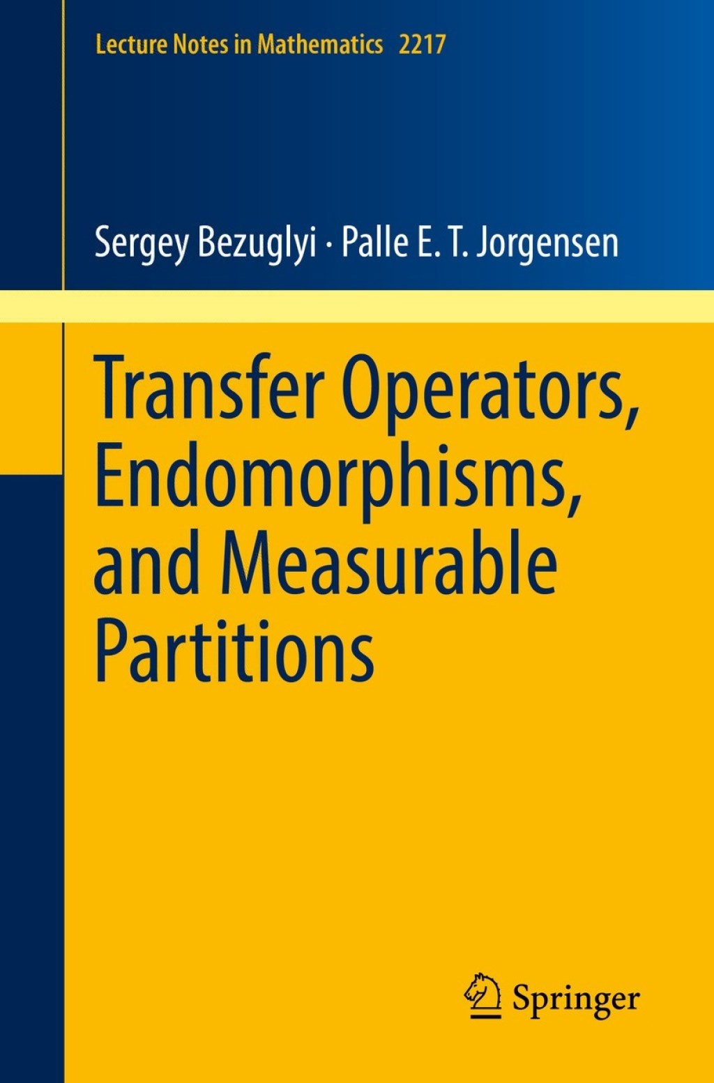 Transfer Operators, Endomorphisms, and Measurable Partitions 