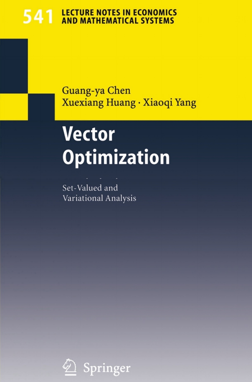 Vector Optimization Set-valued and Variational Analysis 