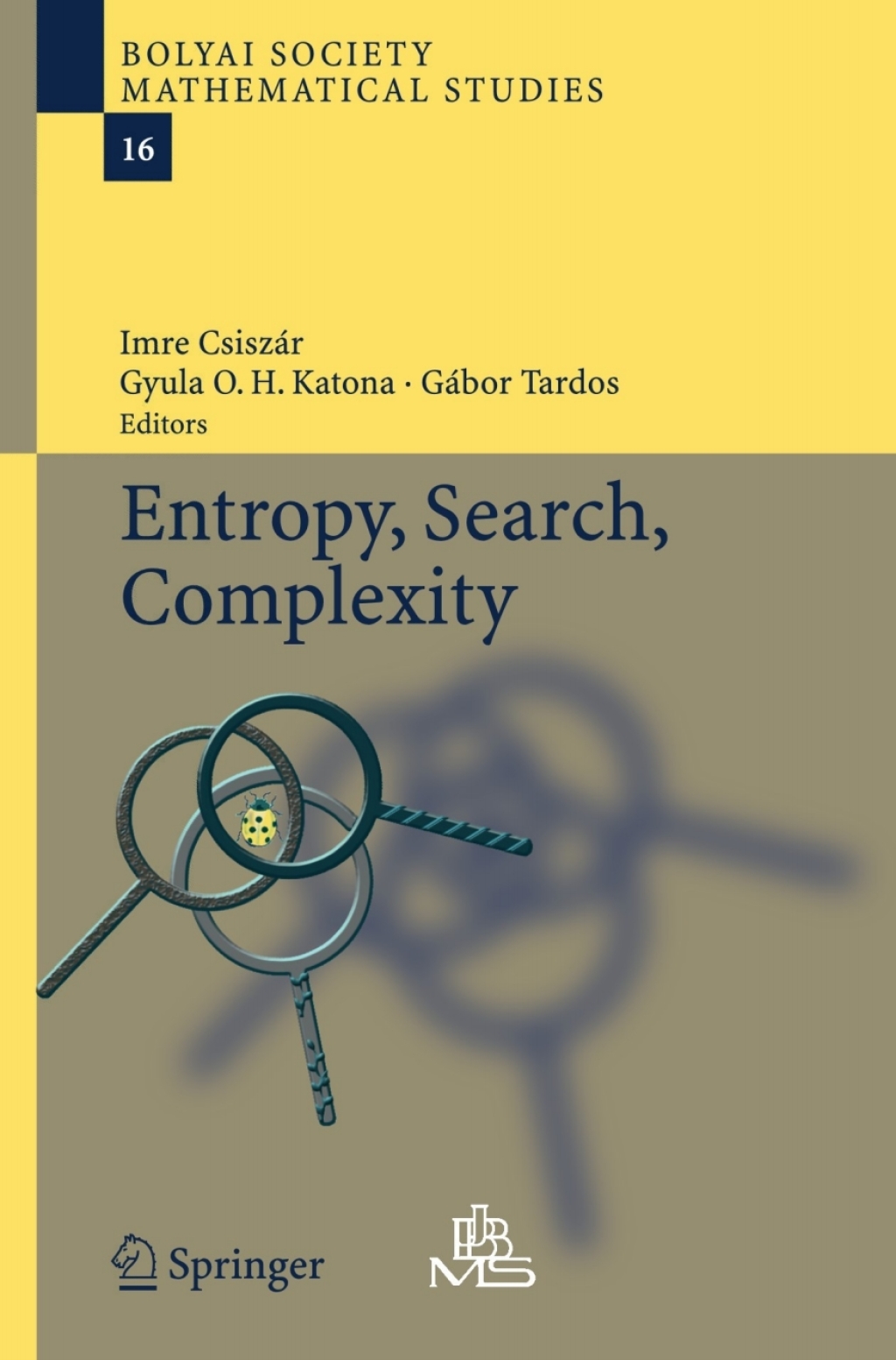 Entropy, Search, Complexity 1st Edition