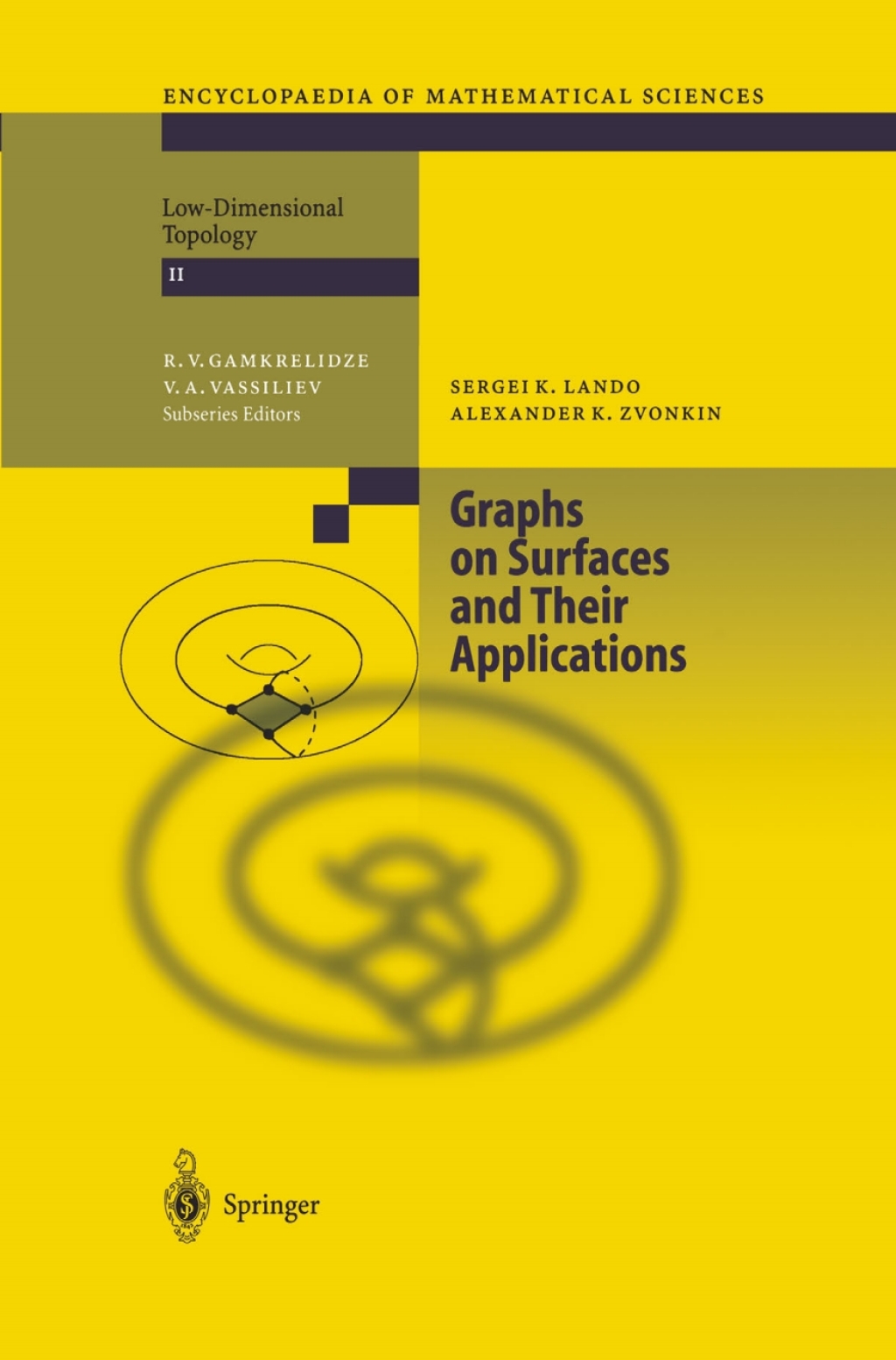 Graphs on Surfaces and Their Applications 