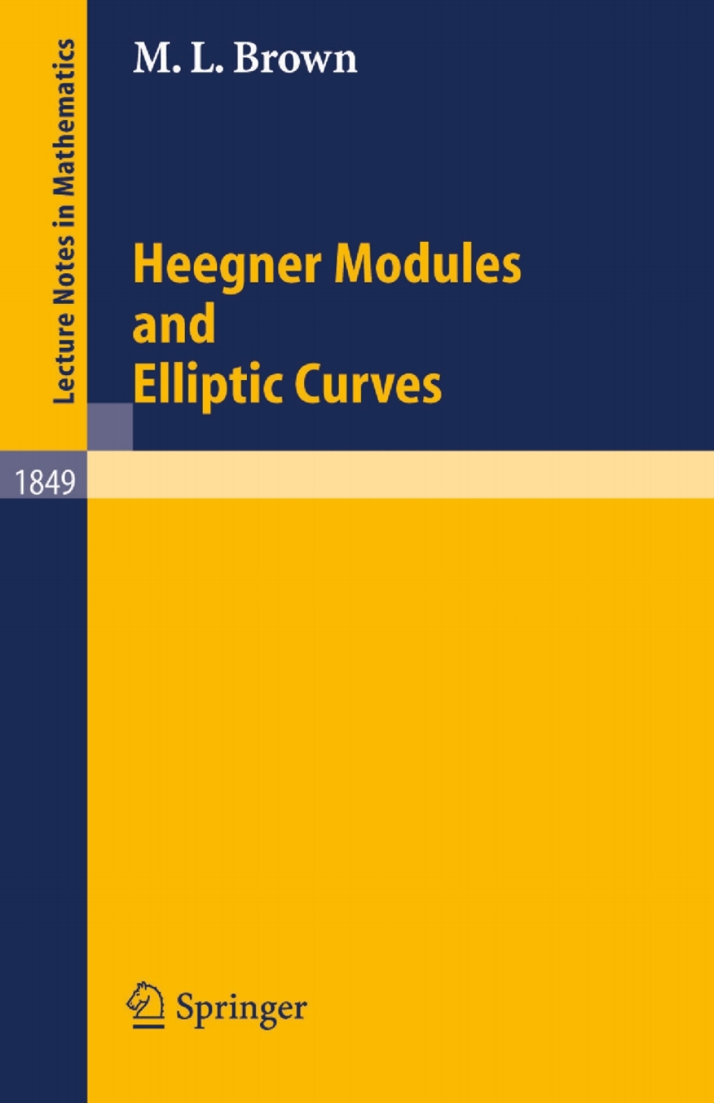 Heegner Modules and Elliptic Curves 