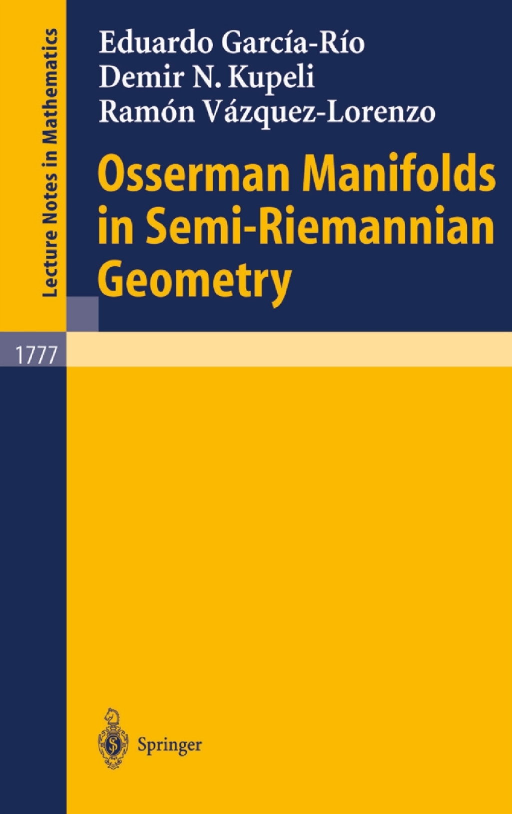Osserman Manifolds in Semi-Riemannian Geometry 