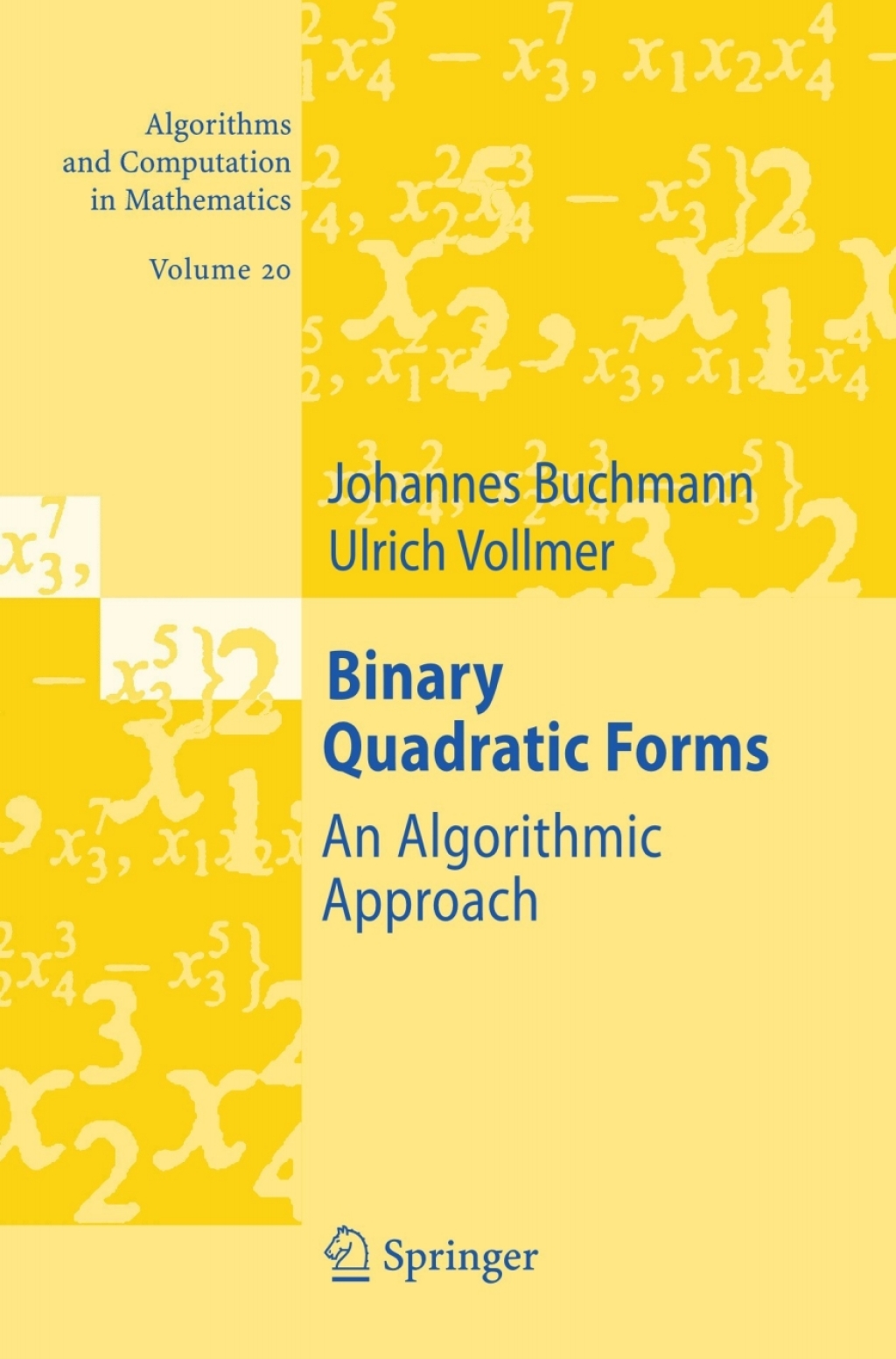 Binary Quadratic Forms An Algorithmic Approach 