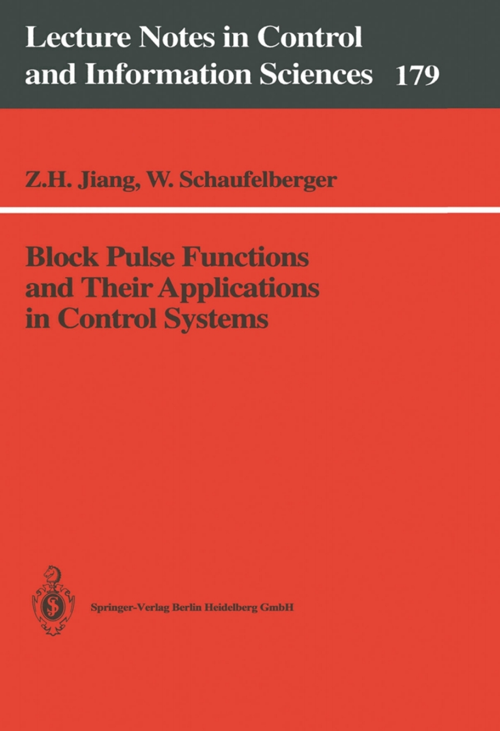 Block Pulse Functions and Their Applications in Control Systems 