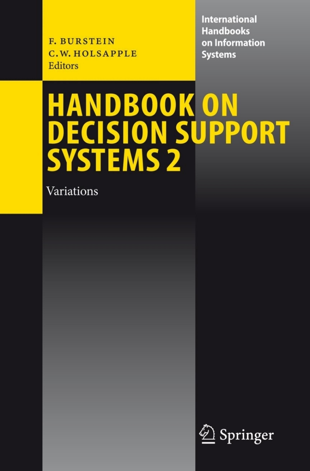 Handbook on Decision Support Systems 2 Variations 1st Edition