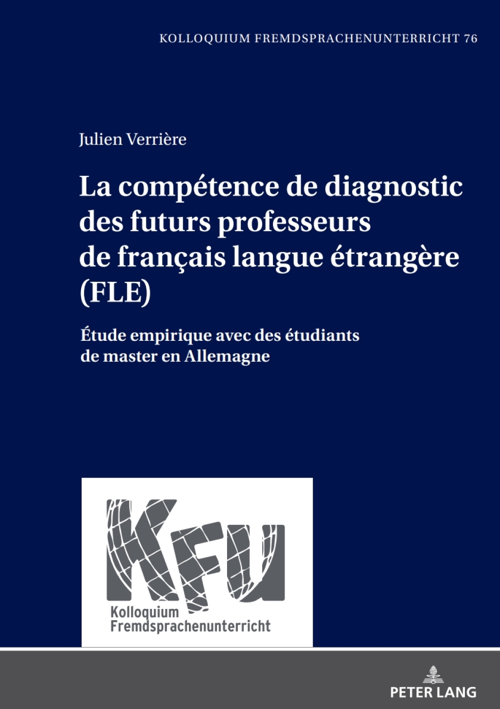 La compÃ¢â‚¬Å¡ÃƒÂ ÃƒÂ¶Ã‚Â¬Ã‚Â©tence de diagnostic des futurs professeurs de franÃ¢â‚¬Å¡ÃƒÂ ÃƒÂ¶Ã¢Ë†Å¡ÃƒÂ¼ais langue Ã¢â‚¬Å¡ÃƒÂ ÃƒÂ¶Ã‚Â¬Ã‚Â©trangÃ¢â‚¬Å¡ÃƒÂ ÃƒÂ¶Ã‚Â¬Ãƒâ€ re (FLE) Ã¢â‚¬Å¡ÃƒÂ ÃƒÂ¶Ã¢Ë†Å¡Ã‚Â¢tude empirique avec des Ã¢â‚¬Å¡ÃƒÂ ÃƒÂ¶Ã‚Â¬Ã‚Â©tudiants de master en Allemagne 1st Edition
