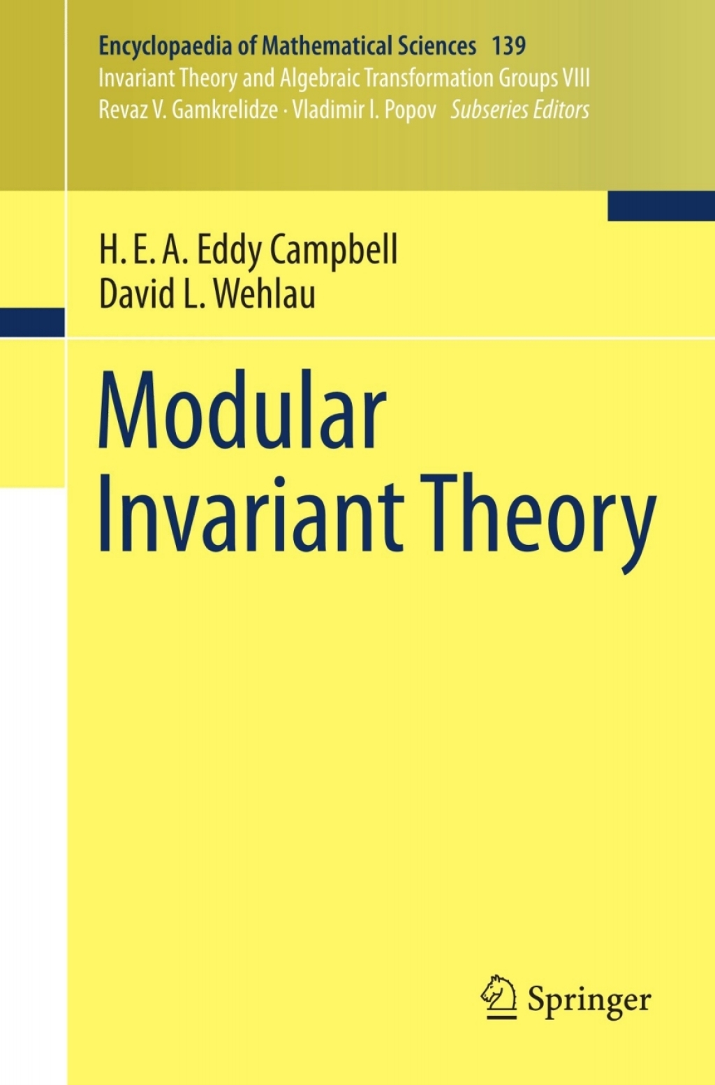 Modular Invariant Theory 
