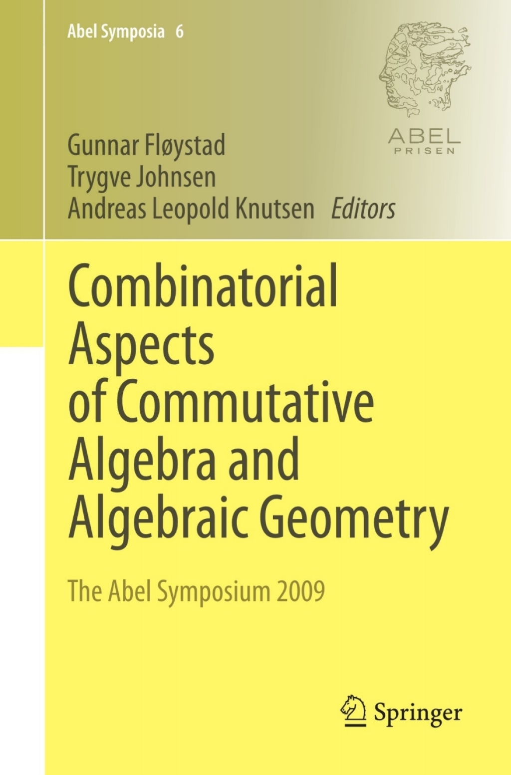 Combinatorial Aspects of Commutative Algebra and Algebraic Geometry The Abel Symposium 2009 1st Edition
