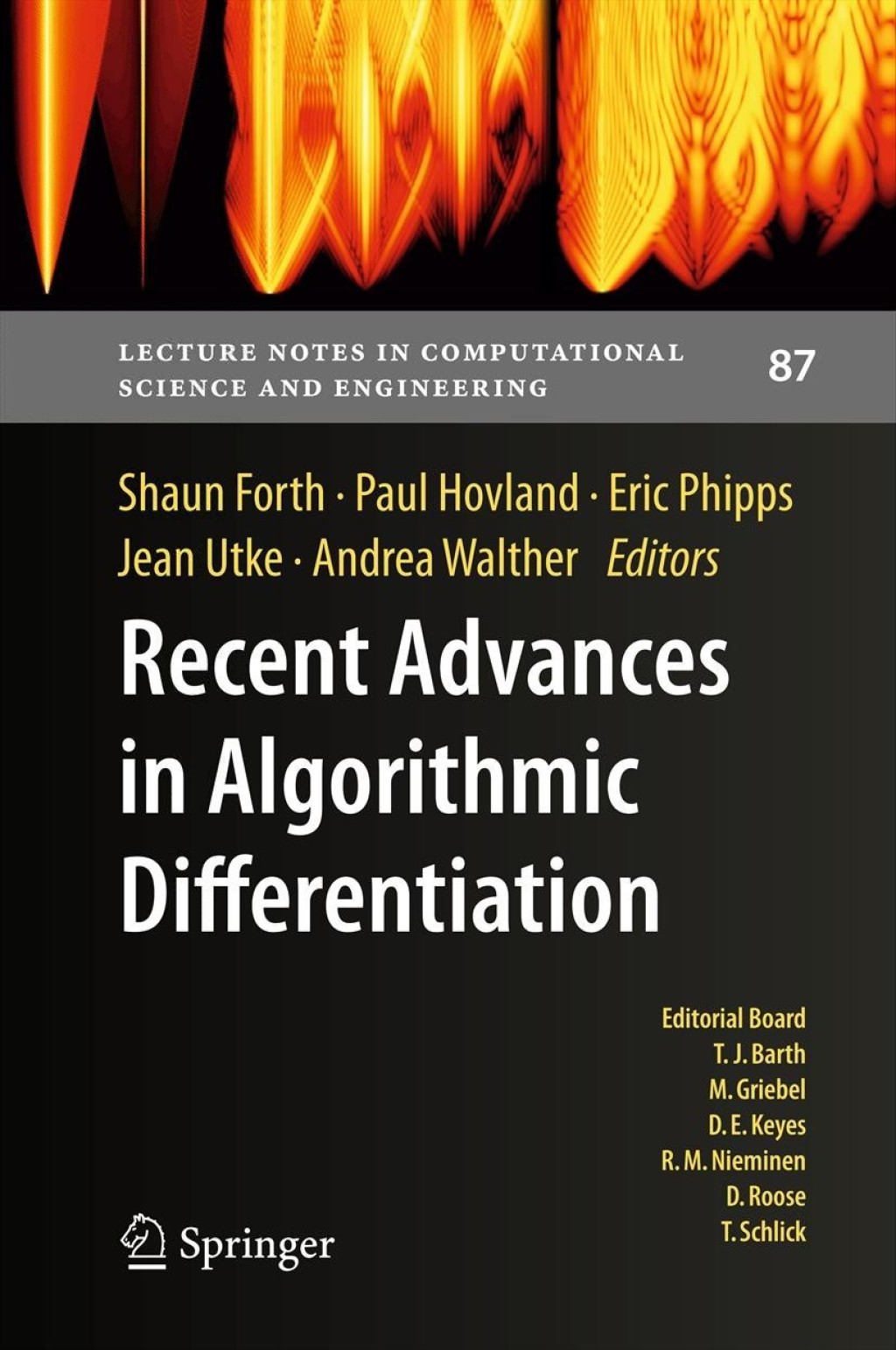 Recent Advances in Algorithmic Differentiation 1st Edition
