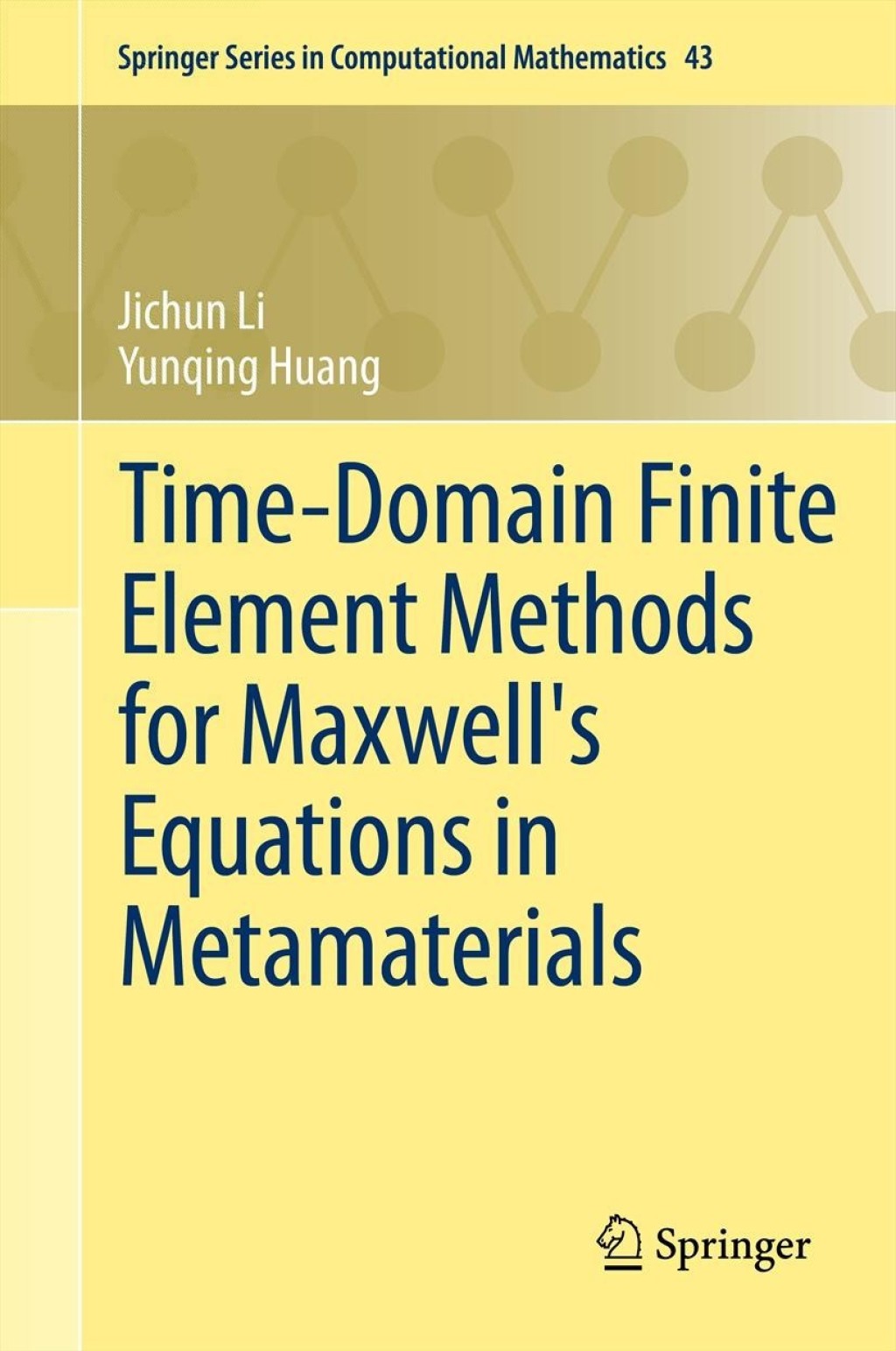 Time-Domain Finite Element Methods for Maxwell's Equations in Metamaterials 