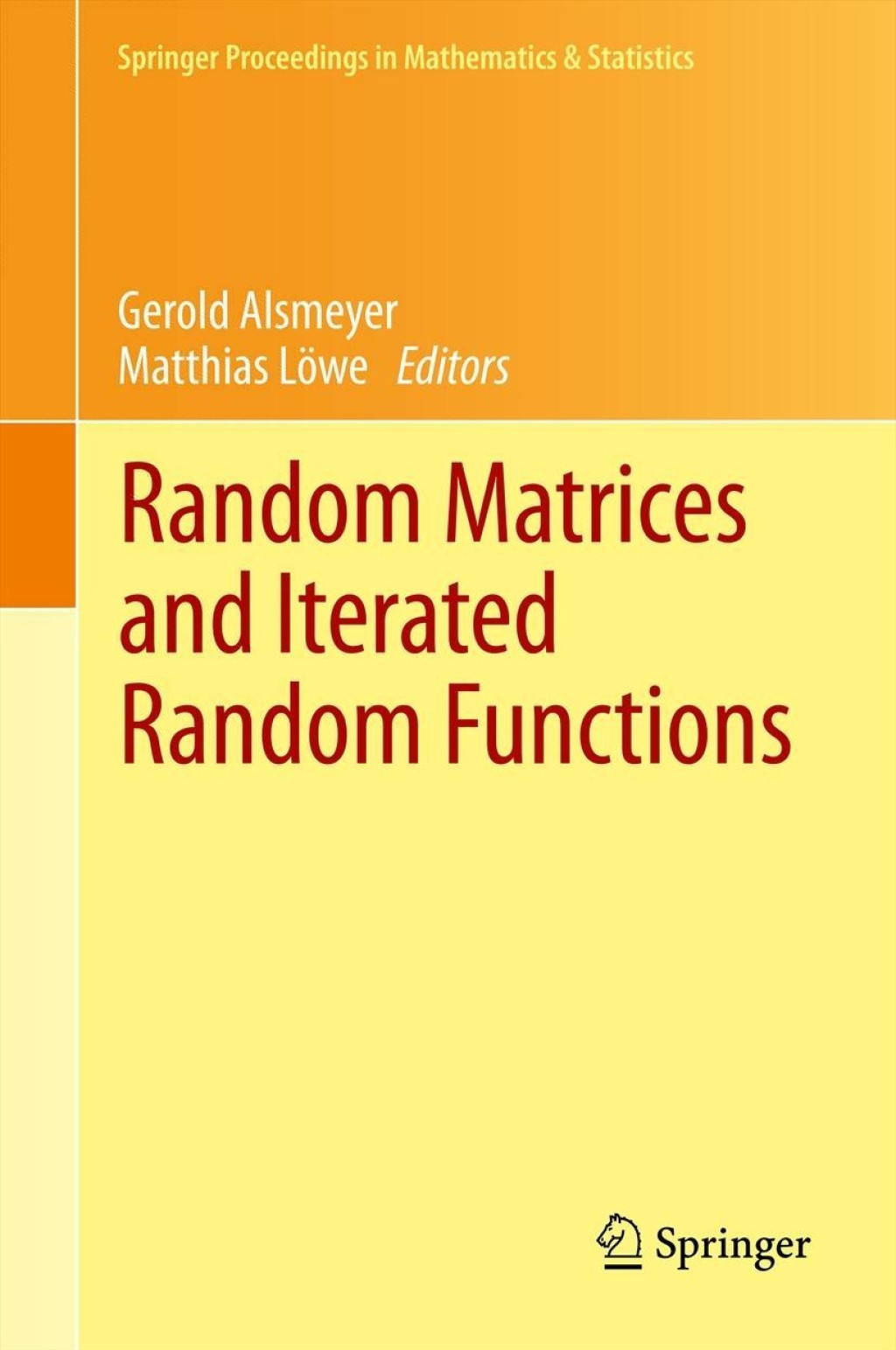 Random Matrices and Iterated Random Functions MÃ¢â‚¬Å¡ÃƒÂ ÃƒÂ¶Ã‚Â¬Ã¢Ë†Â«nster, October 2011 