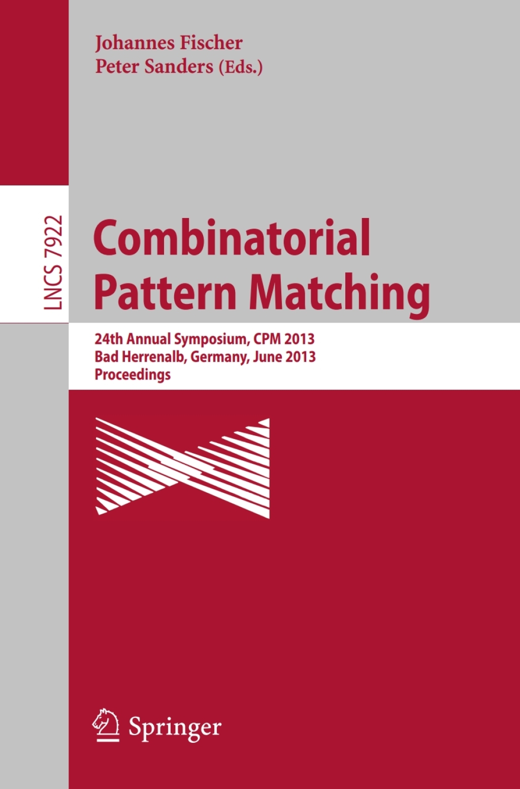 Combinatorial Pattern Matching 24th Annual Symposium, CPM 2013, Bad Herrenalb, Germany, June 17-19, 2013, Proceedings 