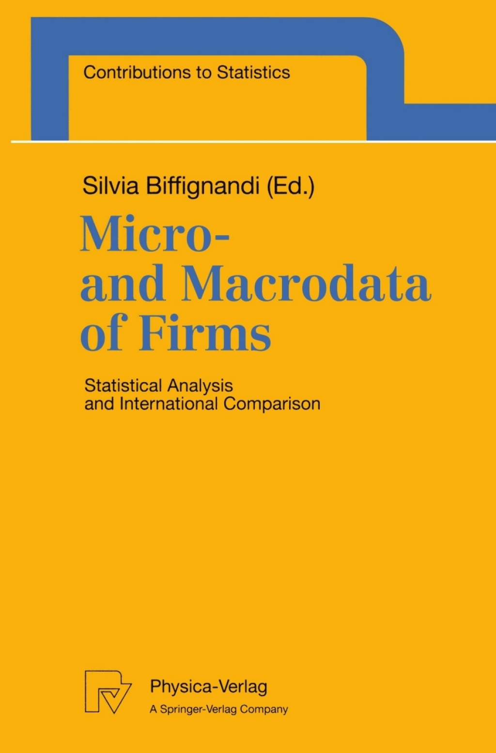 Micro- and Macrodata of Firms Statistical Analysis and International Comparison 1st Edition