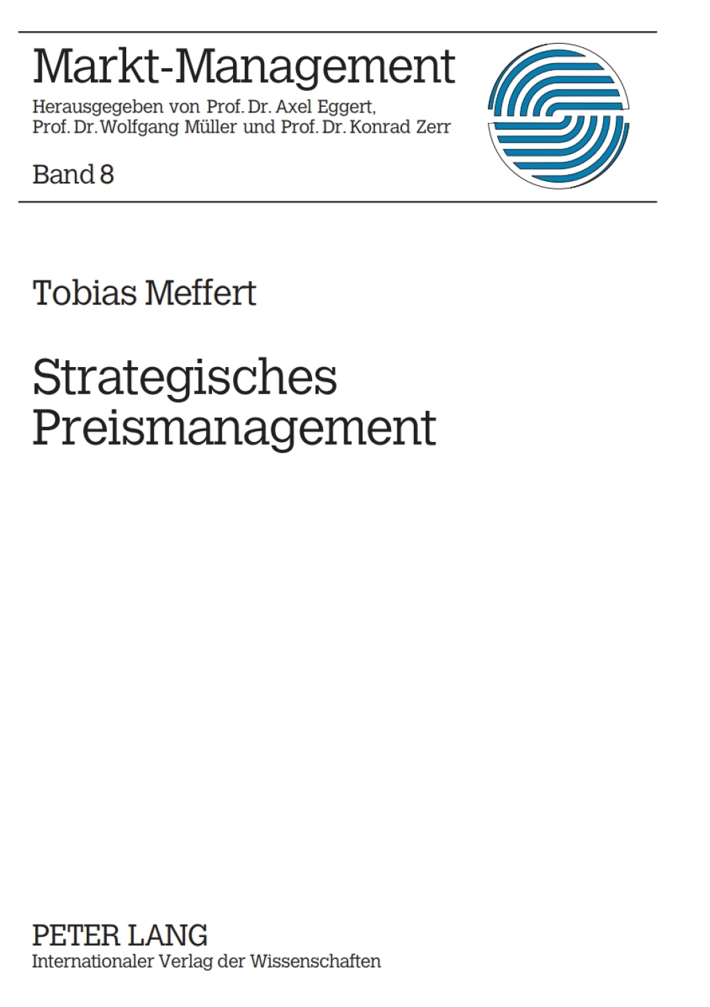 Strategisches Preismanagement 1st Edition