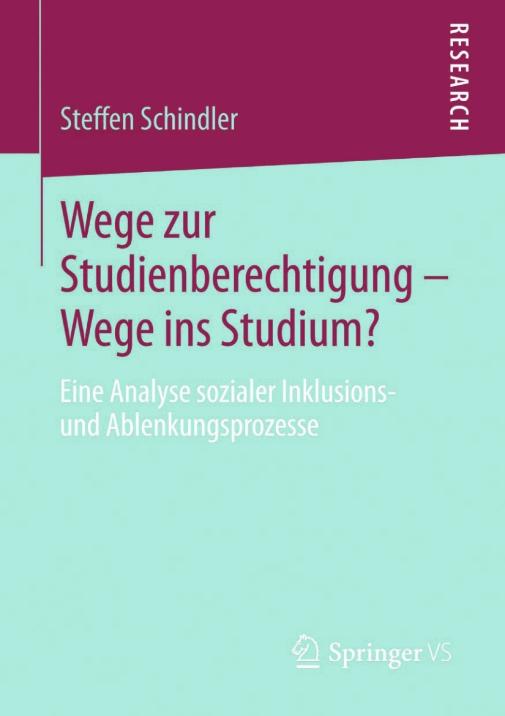 Wege zur Studienberechtigung Ã¢â‚¬Å¡Ãƒâ€žÃƒÂ¶Ã¢Ë†Å¡Ãƒâ€˜Ã¢Ë†Å¡Ã‚Â¨ Wege ins Studium? Eine Analyse sozialer Inklusions- und Ablenkungsprozesse 