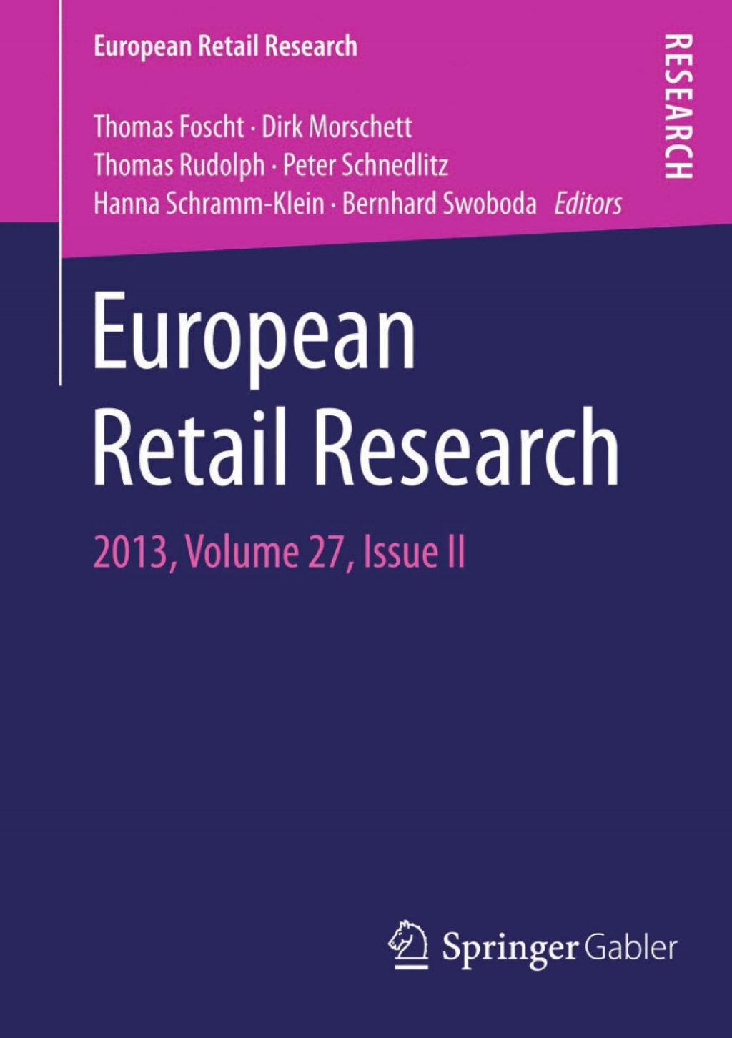 European Retail Research 2013, Volume 27, Issue II 