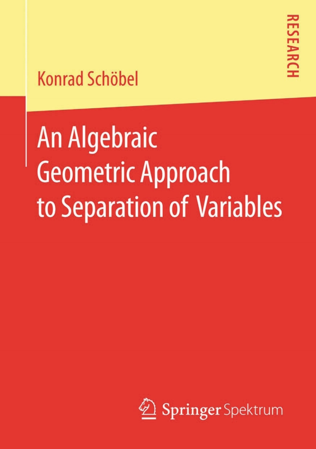 An Algebraic Geometric Approach to Separation of Variables 