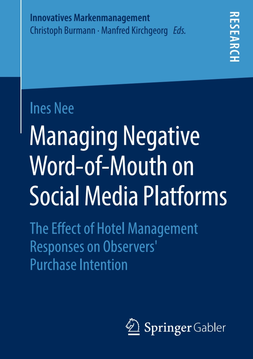 Managing Negative Word-of-Mouth on Social Media Platforms The Effect of Hotel Management Responses on ObserversÃ¢â‚¬Å¡Ãƒâ€žÃƒÂ¶Ã¢Ë†Å¡Ãƒâ€˜Ã¢Ë†Å¡Ã‚Â¥ Purchase Intention 