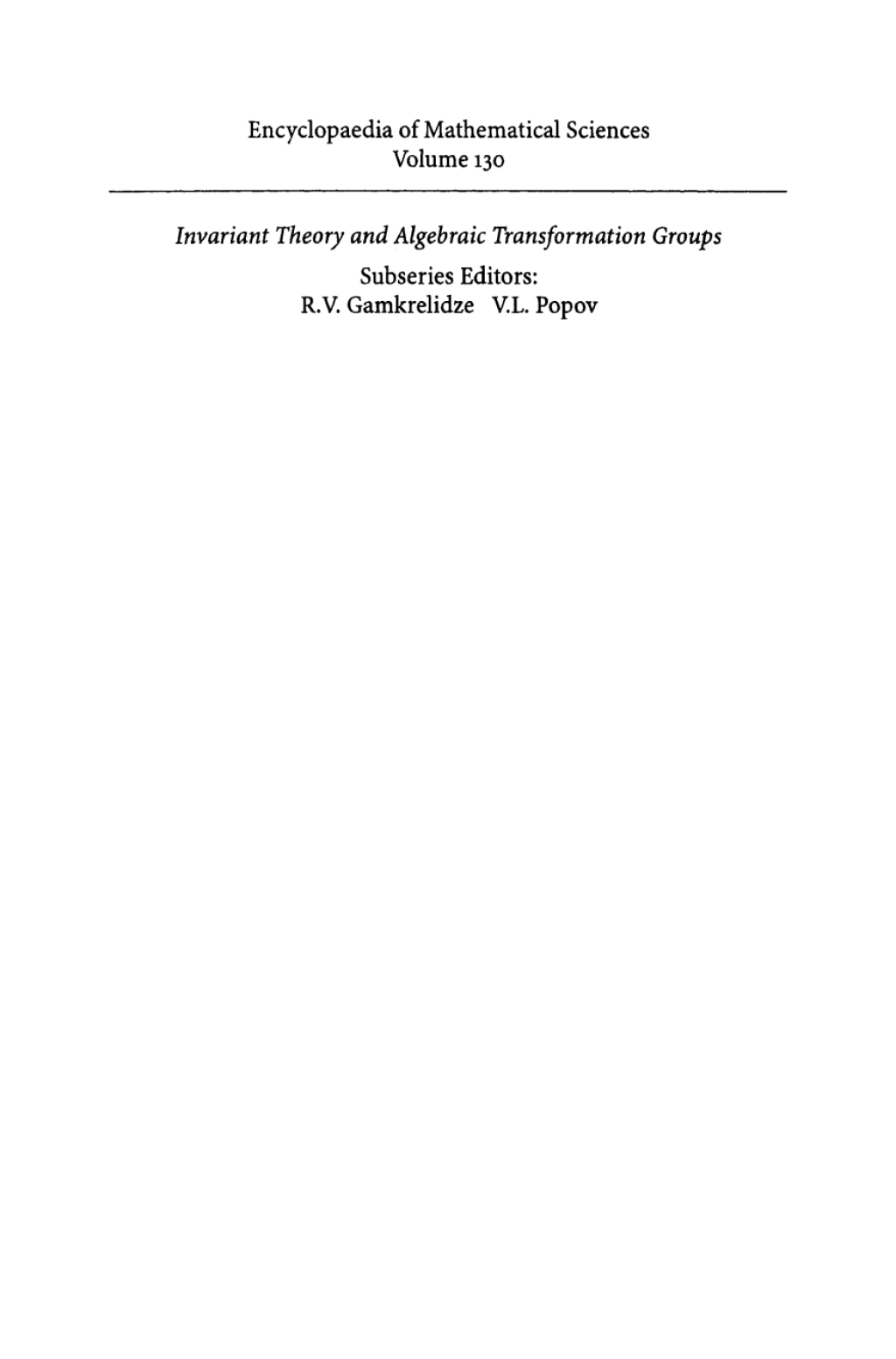 Computational Invariant Theory 