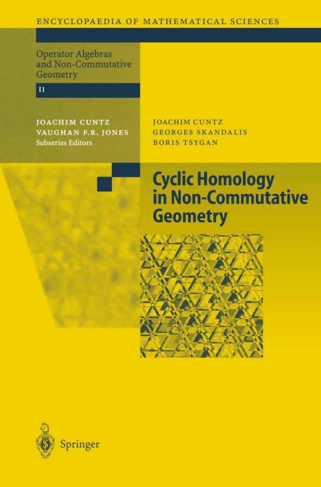 Cyclic Homology in Non-Commutative Geometry 