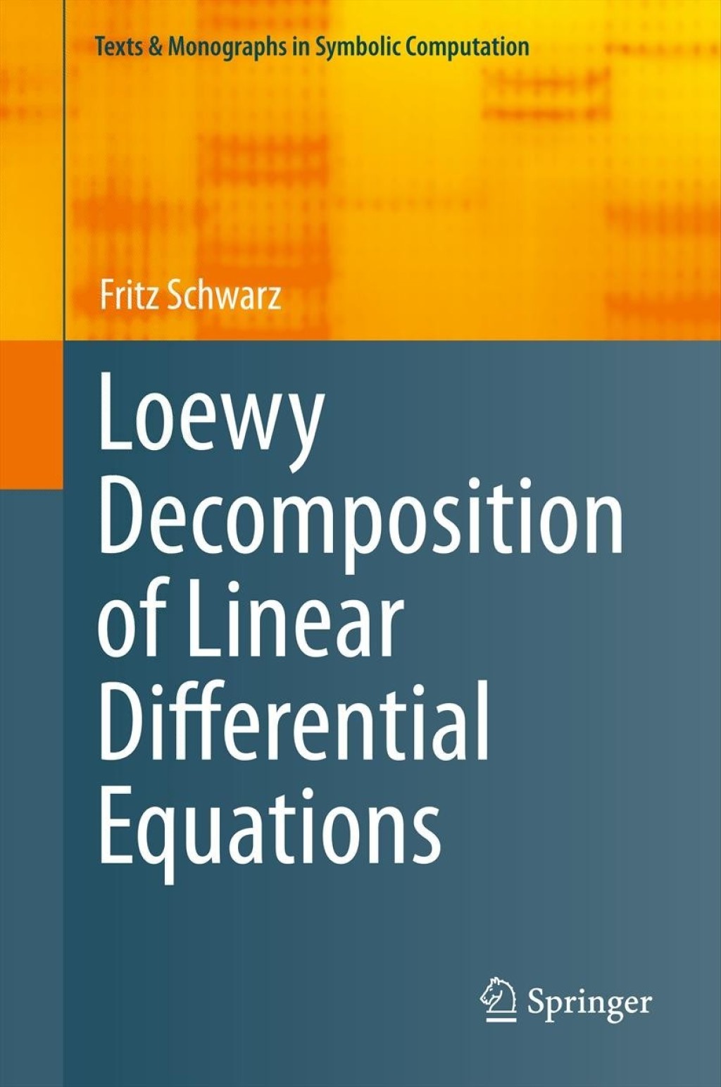 Loewy Decomposition of Linear Differential Equations 