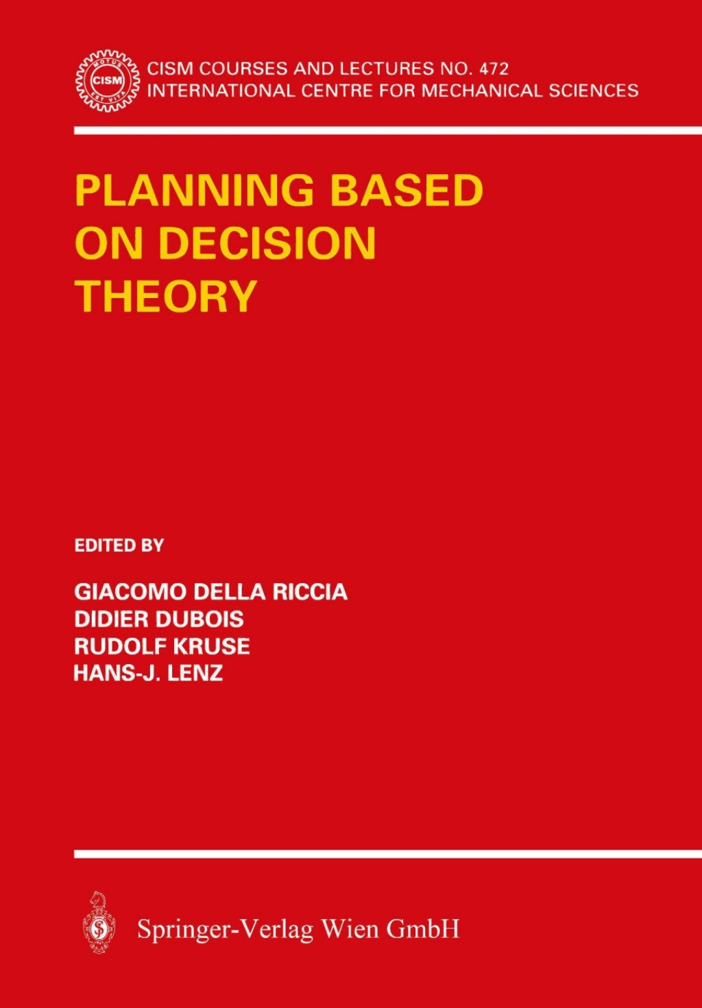 Planning Based on Decision Theory 1st Edition